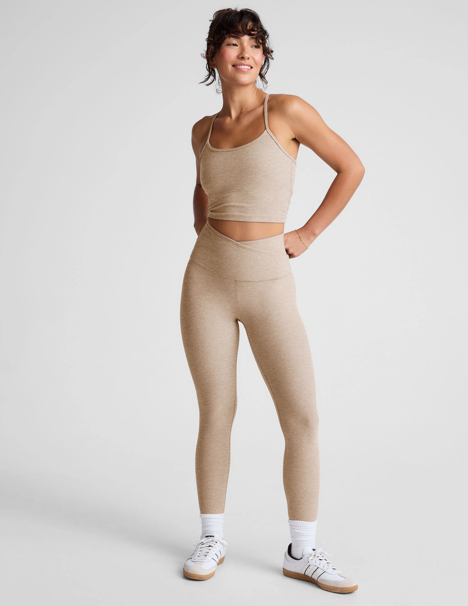 Spacedye Slim Racerback Cropped Tank