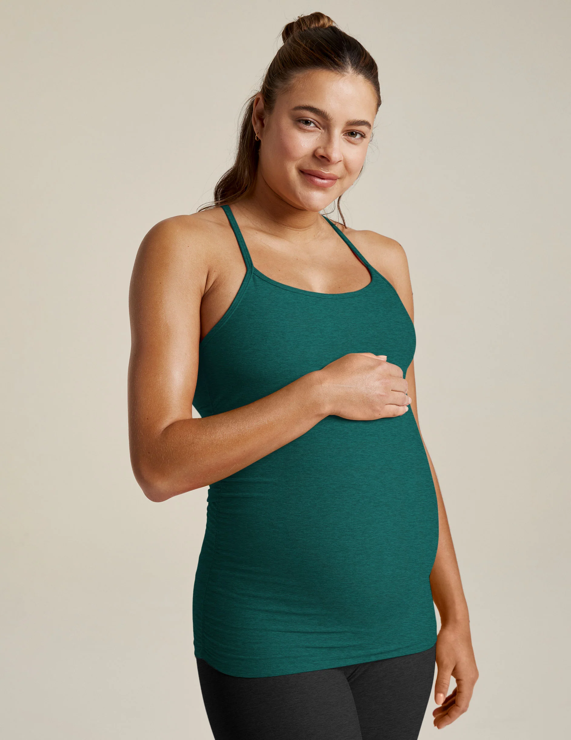 Spacedye Keep Your Cool Maternity Slim Racerback Tank