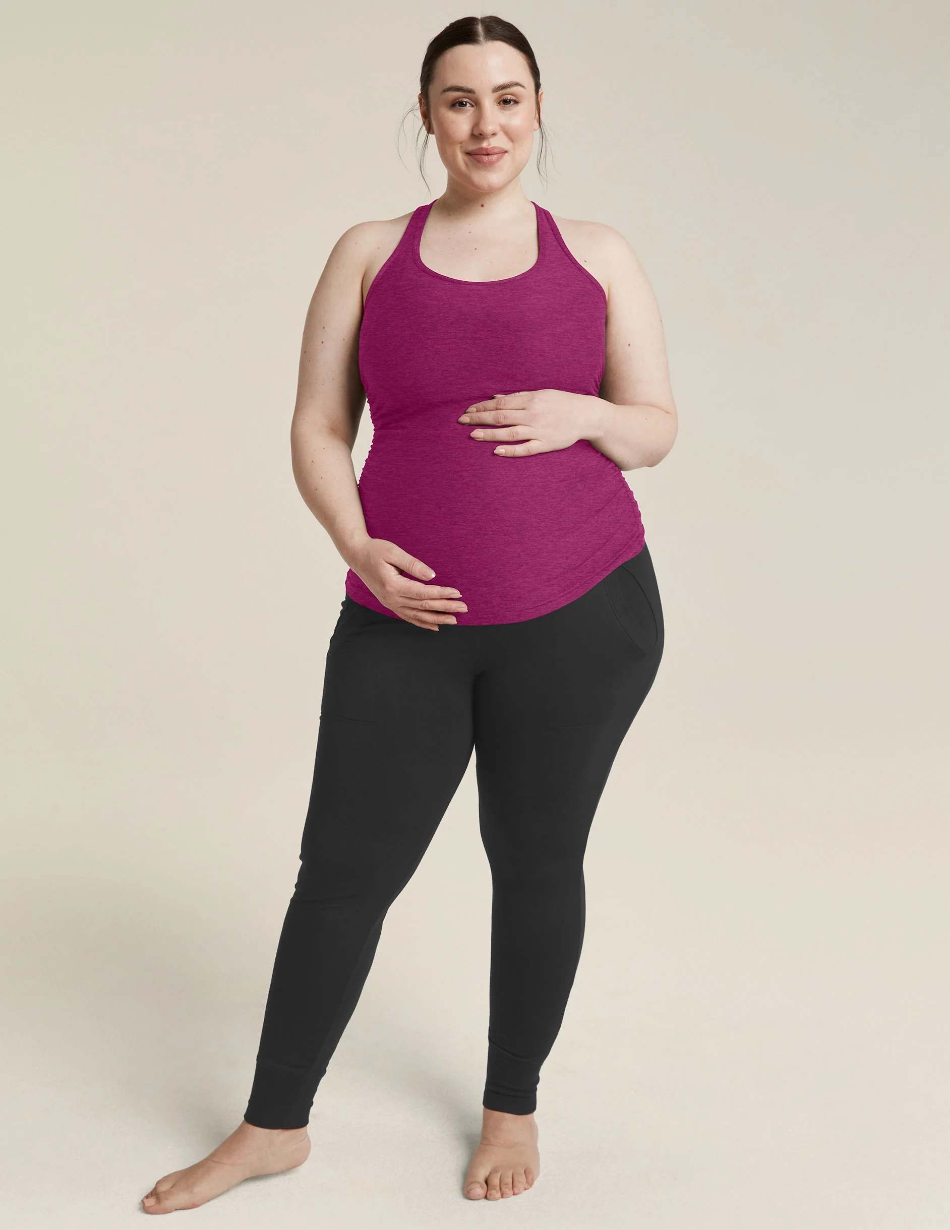 Featherweight Let It Grow Racerback Maternity Tank