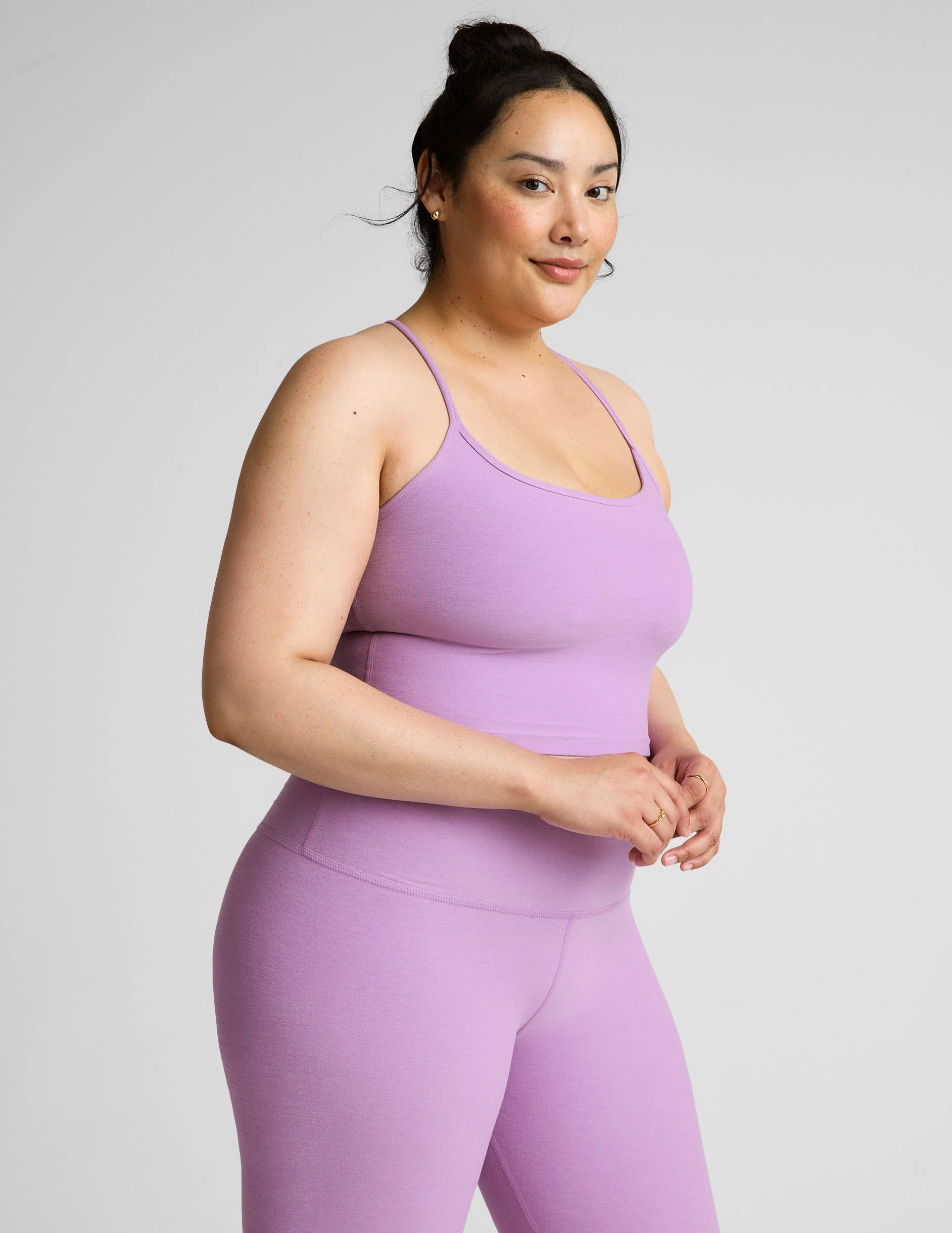 Spacedye Slim Racerback Cropped Tank