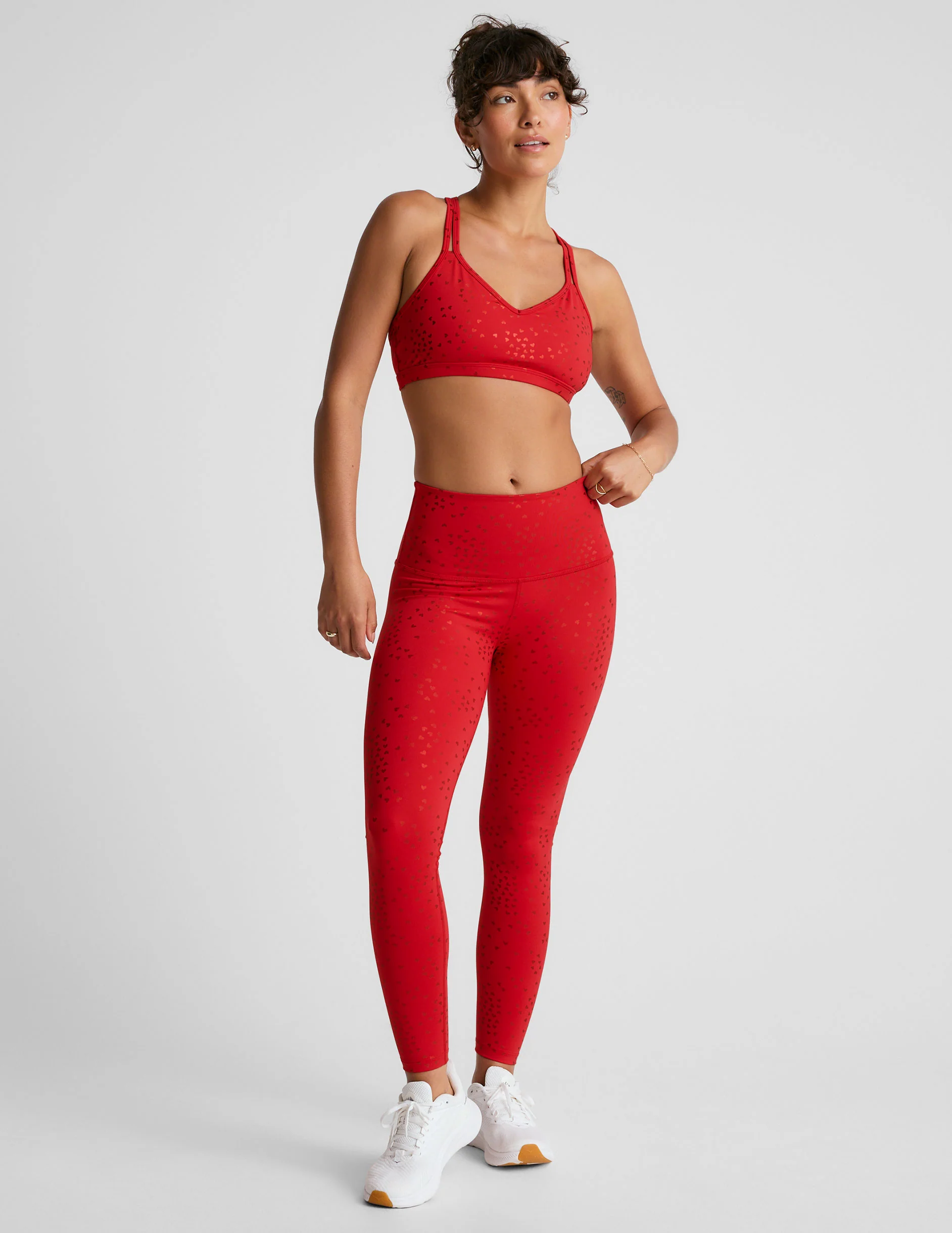 Hearts PowerShine High Waisted Midi Legging