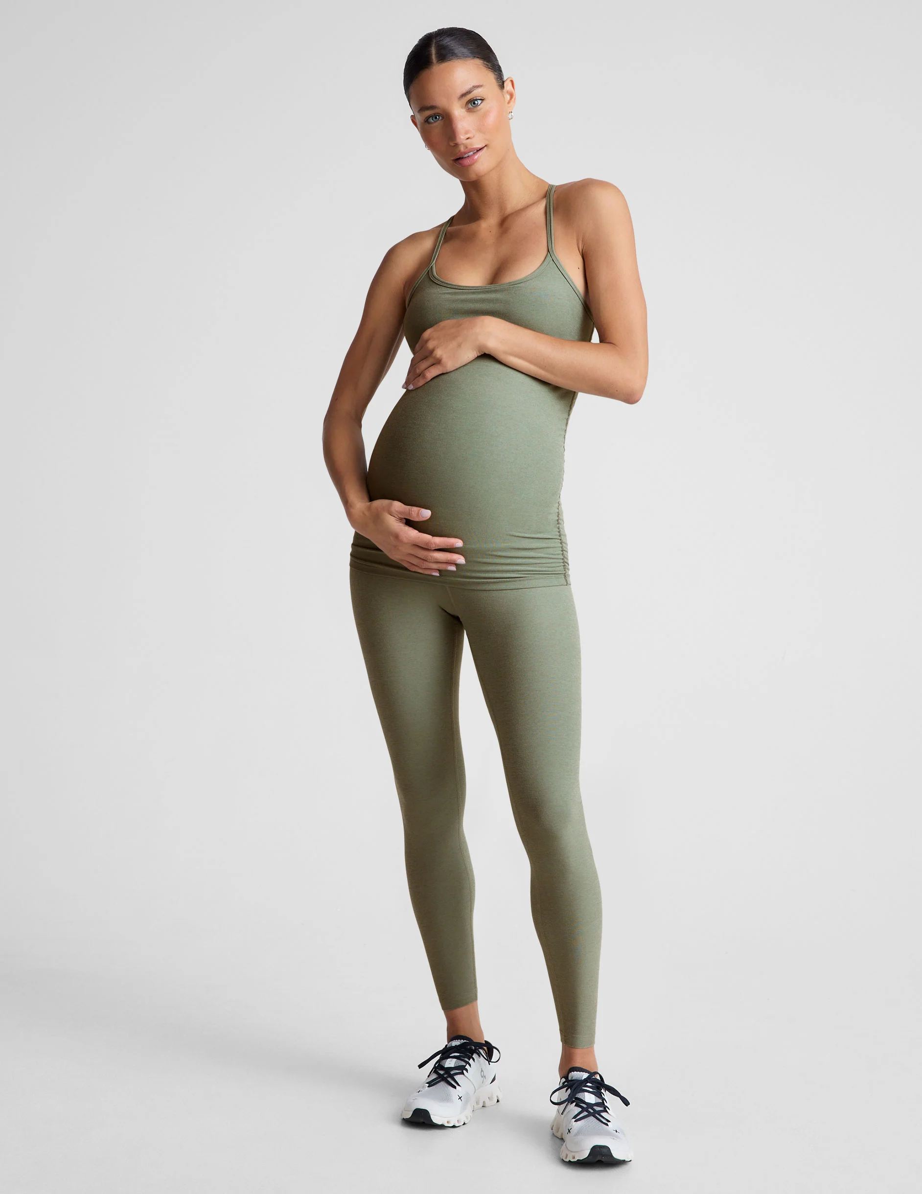 Spacedye Love the Bump Midi Maternity Legging
