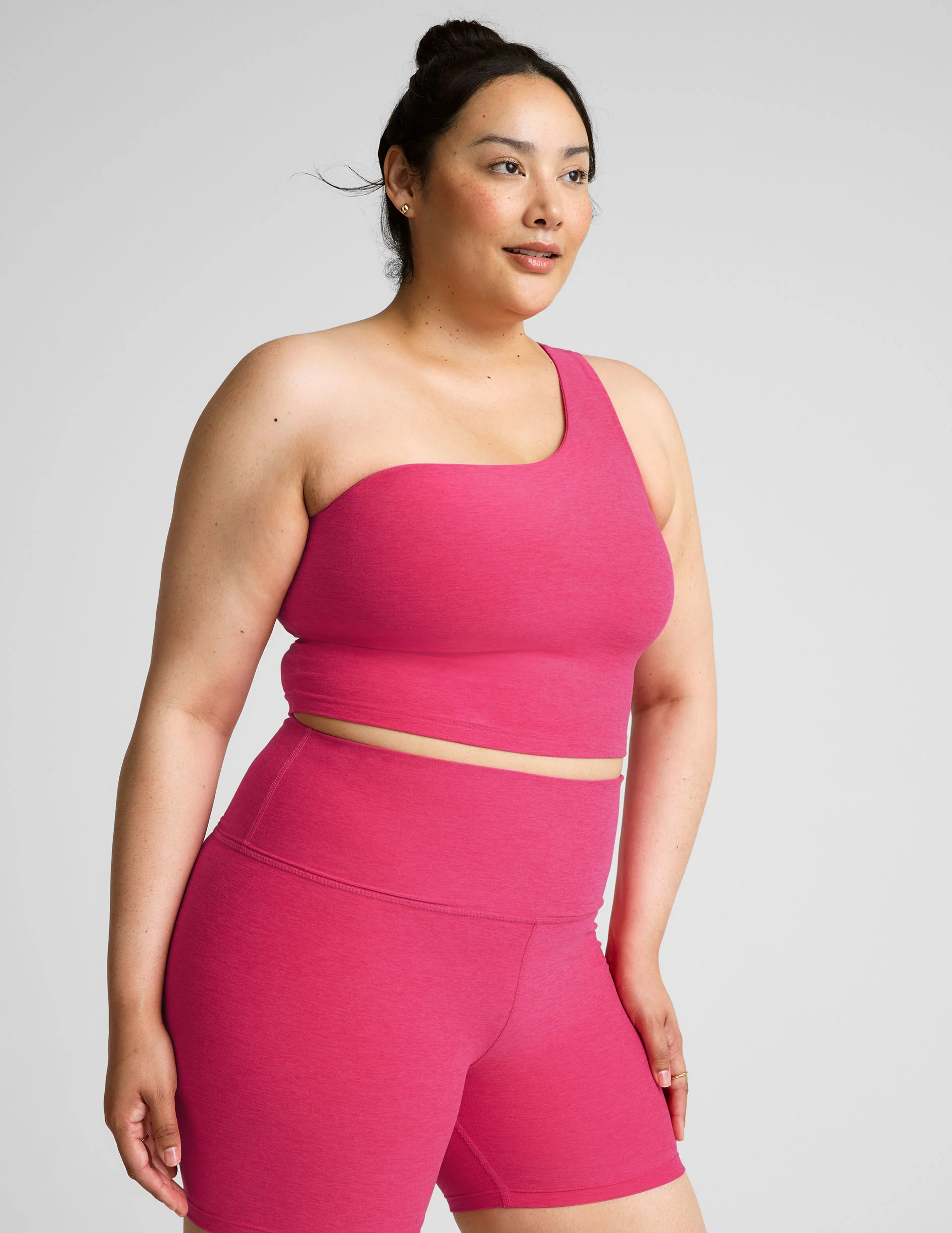 Spacedye The Bold Shoulder Cropped Tank