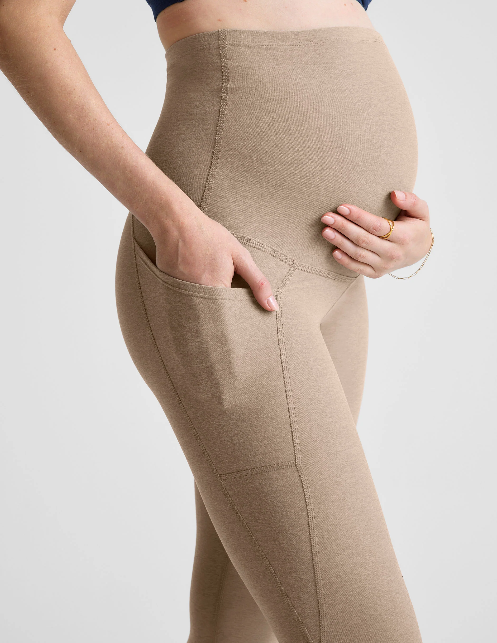Spacedye Love the Bump Maternity Pocket Midi Legging