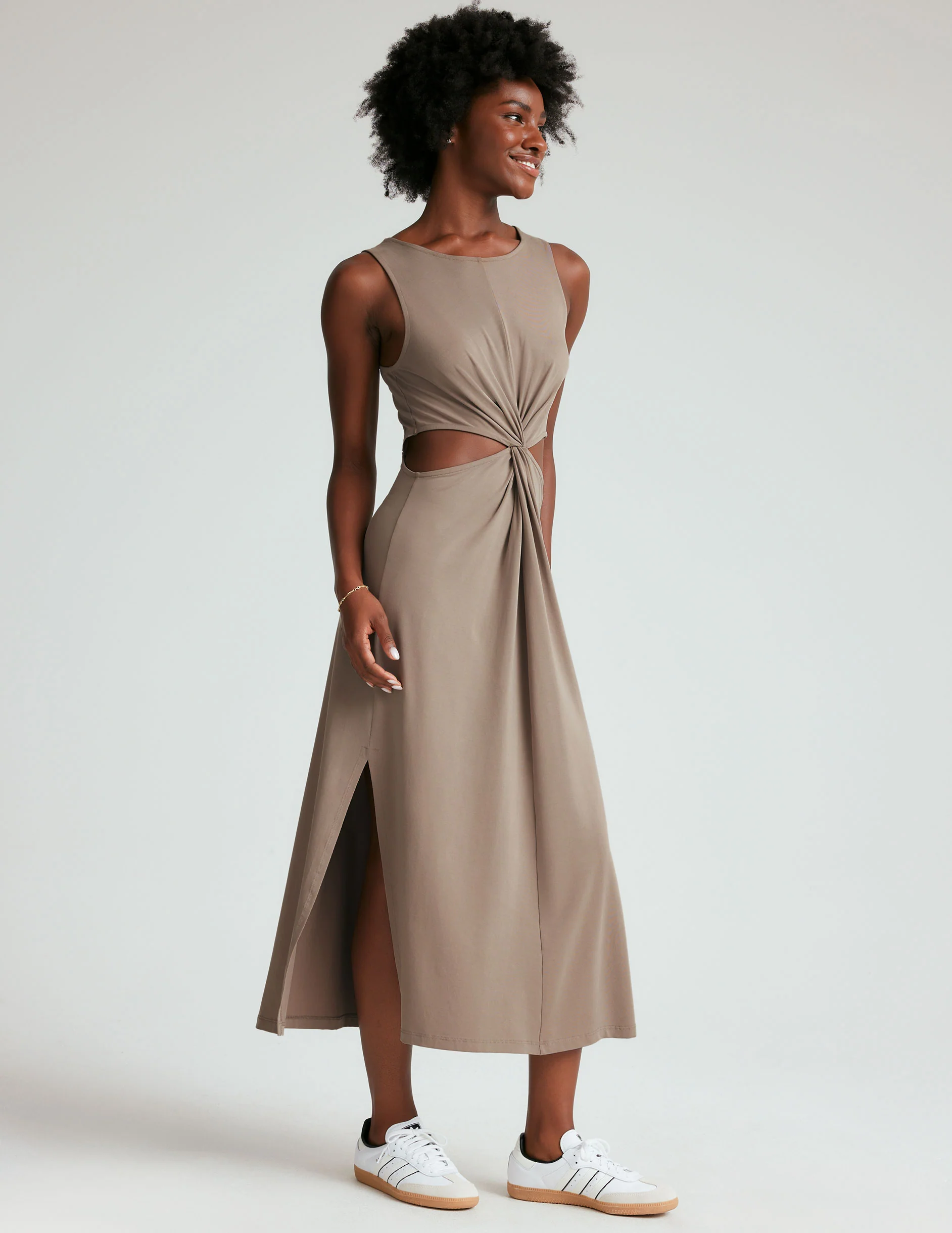 Around The World Front Twist Dress