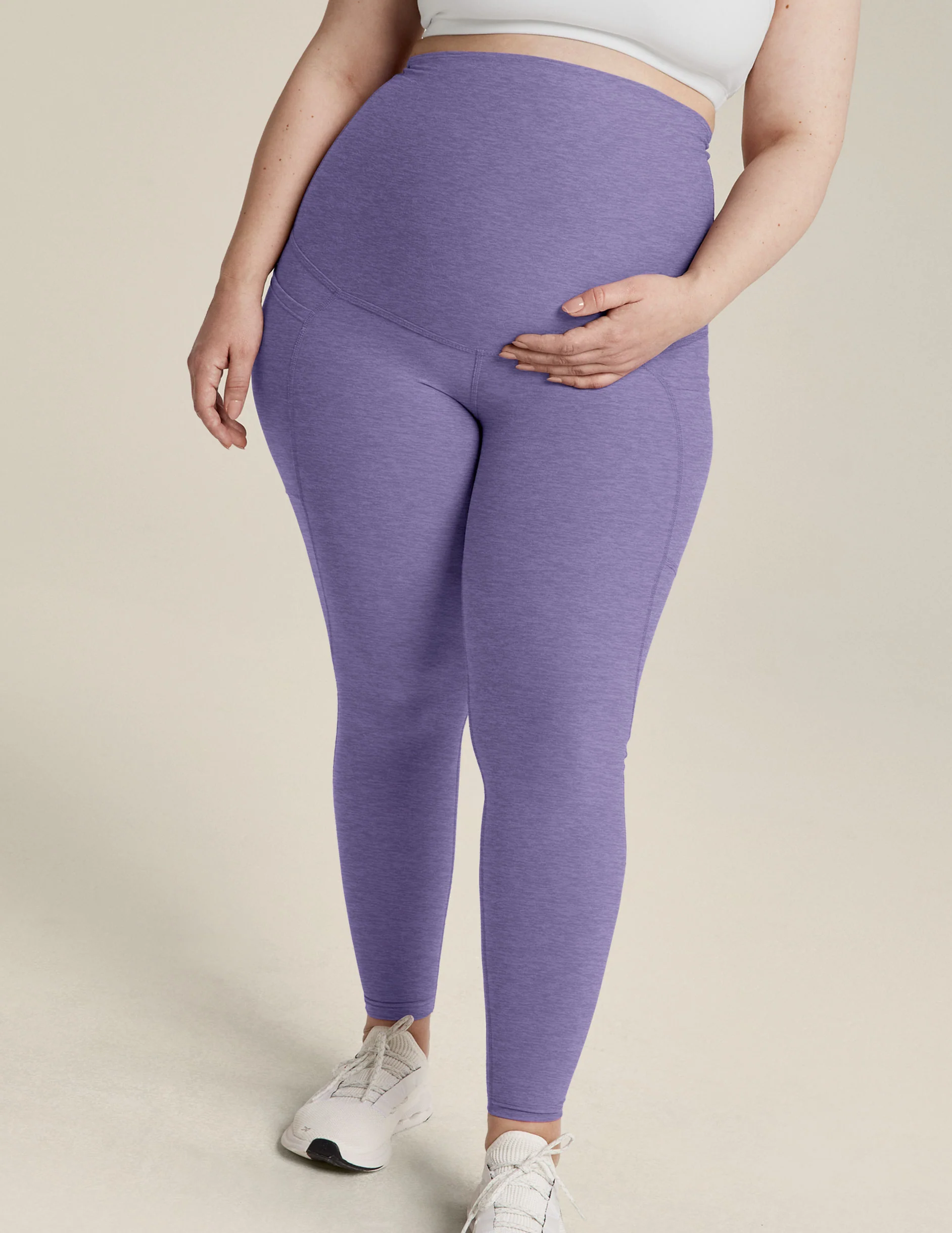 Spacedye Love the Bump Maternity Pocket Midi Legging