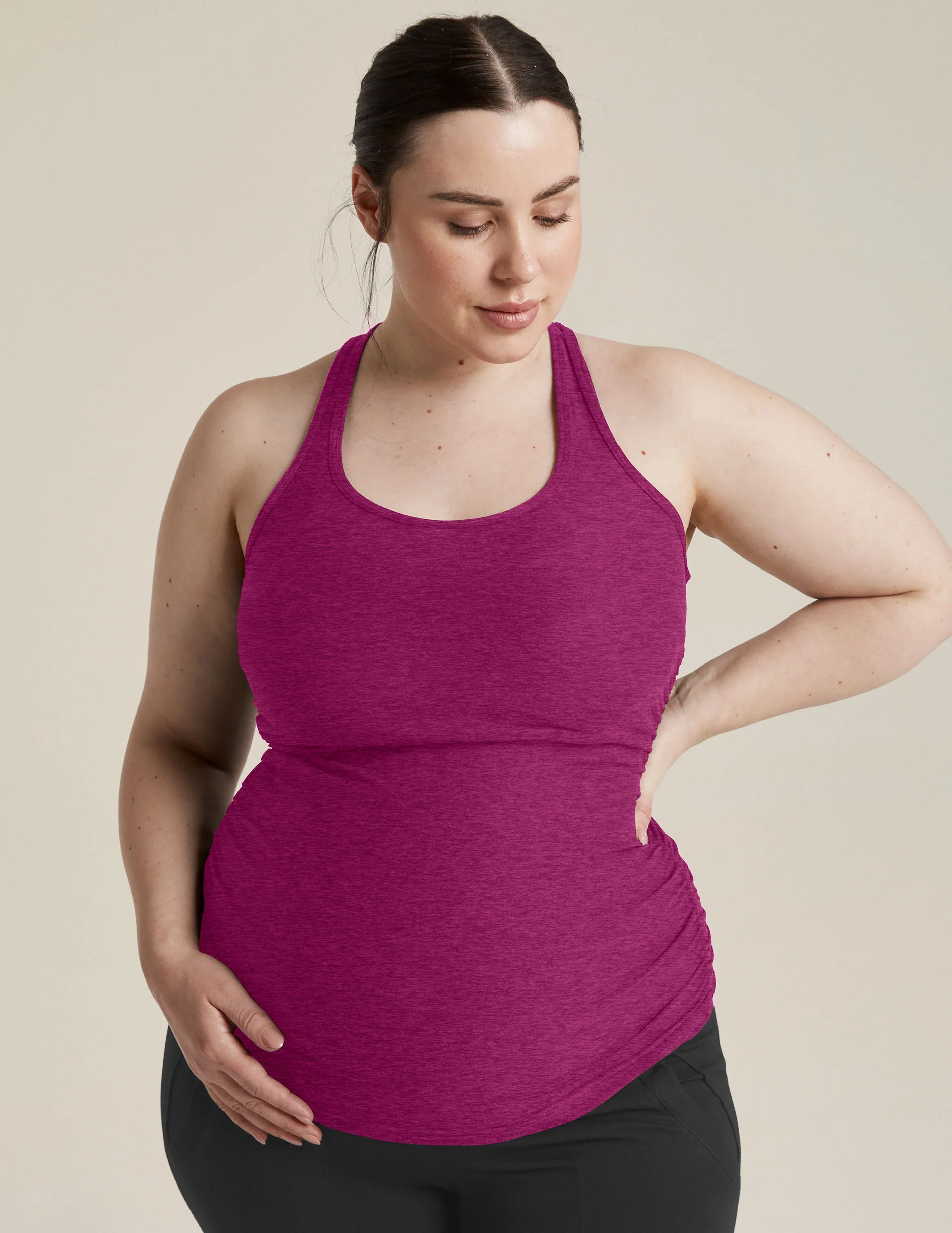 Featherweight Let It Grow Racerback Maternity Tank