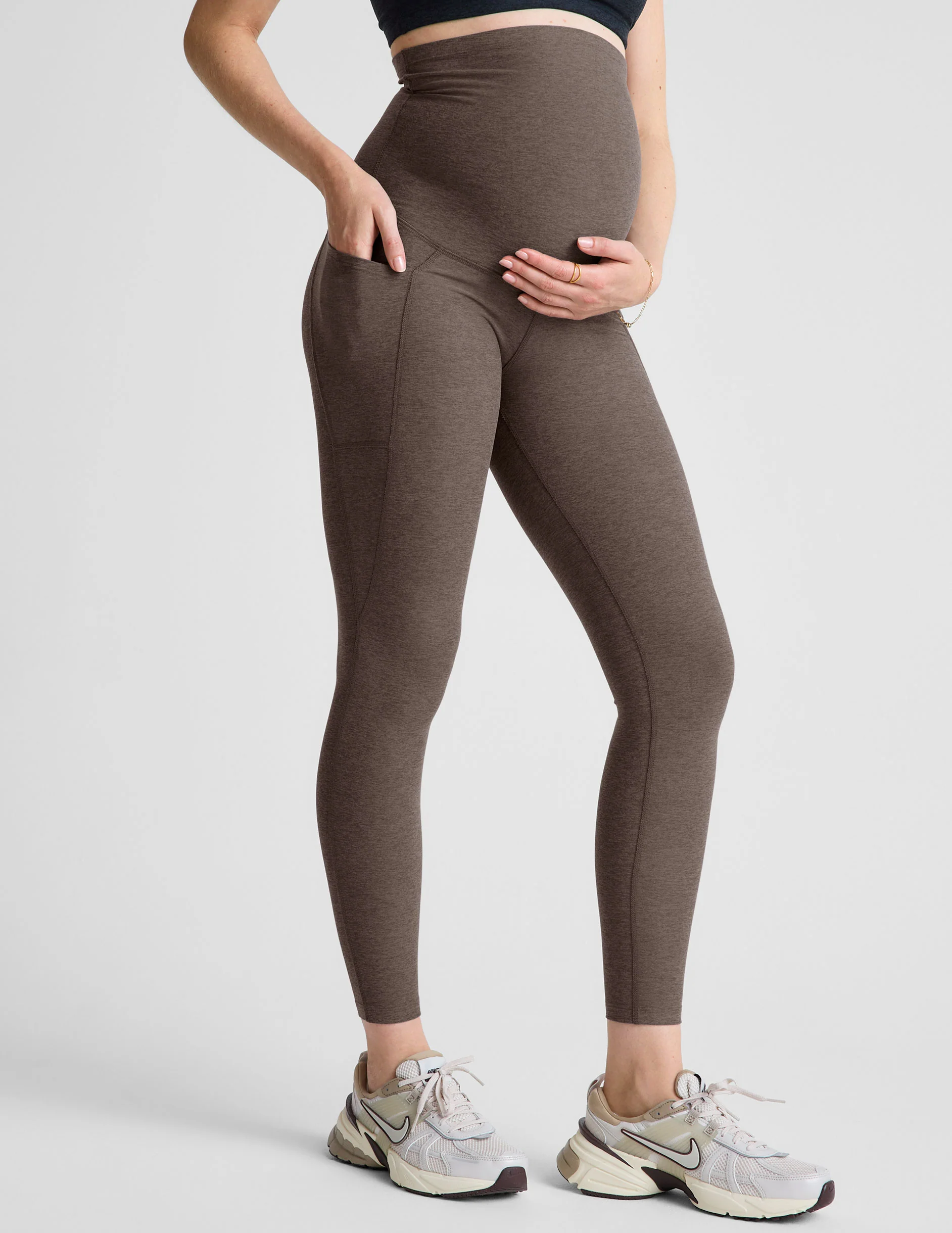 Spacedye Love the Bump Maternity Pocket Midi Legging