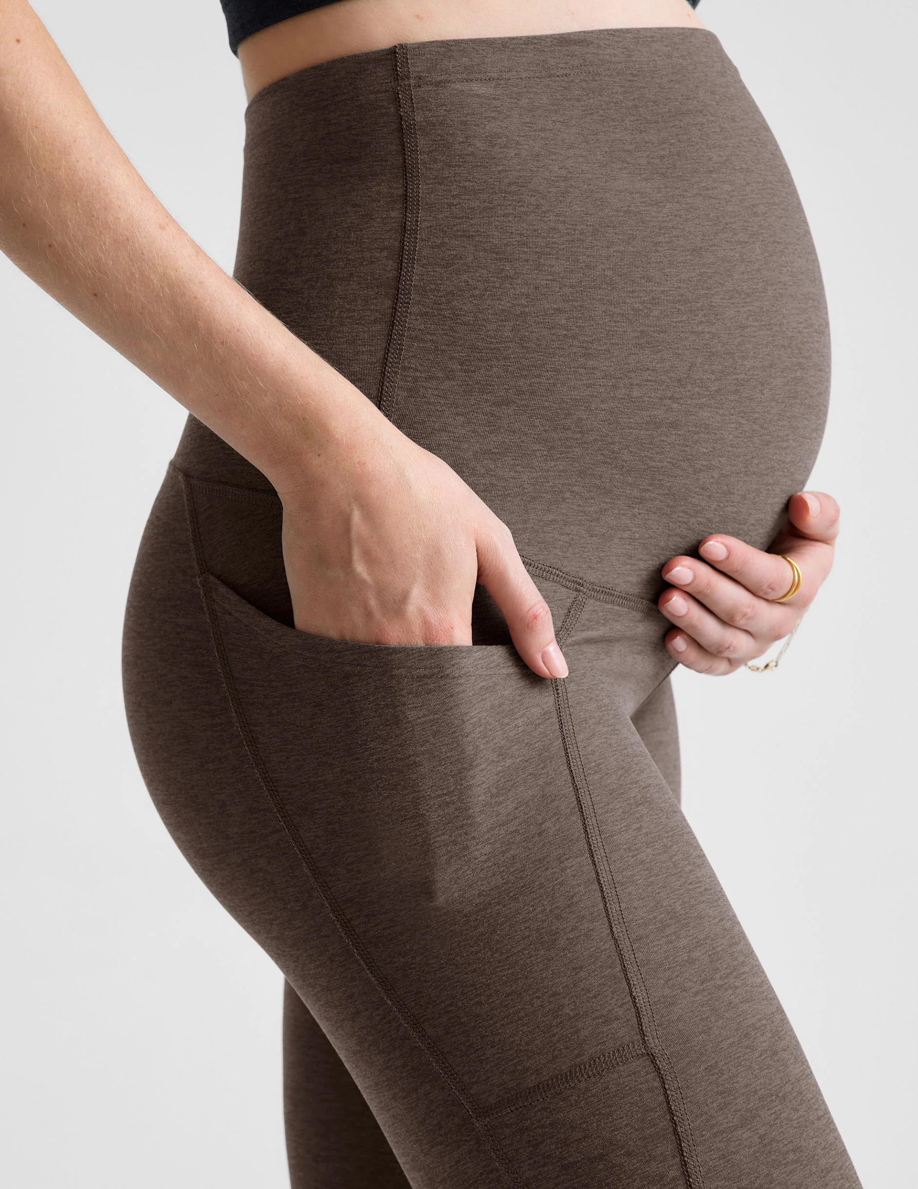 Spacedye Love the Bump Maternity Pocket Midi Legging