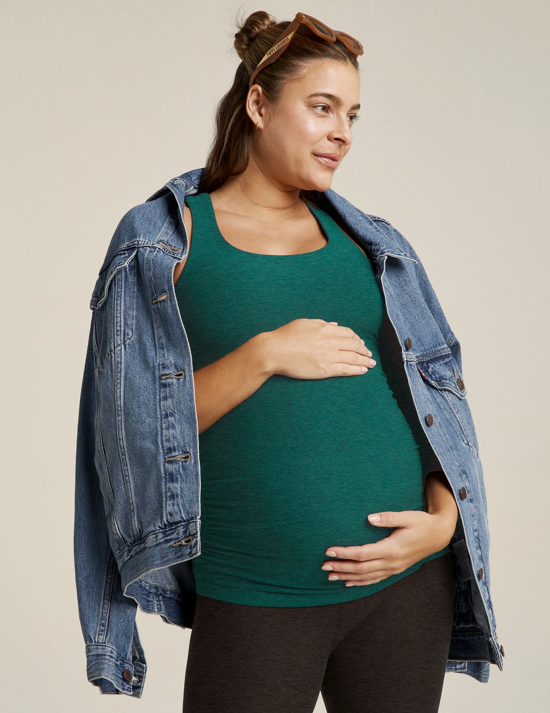 Spacedye Bases Covered Maternity Tank