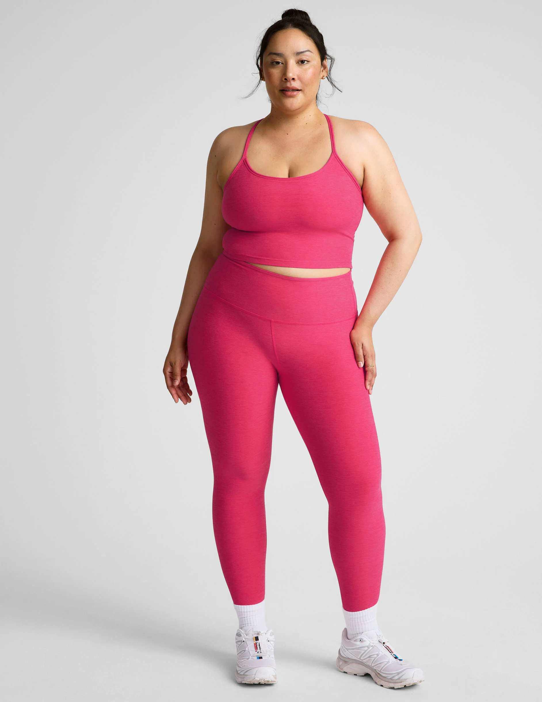 Spacedye Slim Racerback Cropped Tank