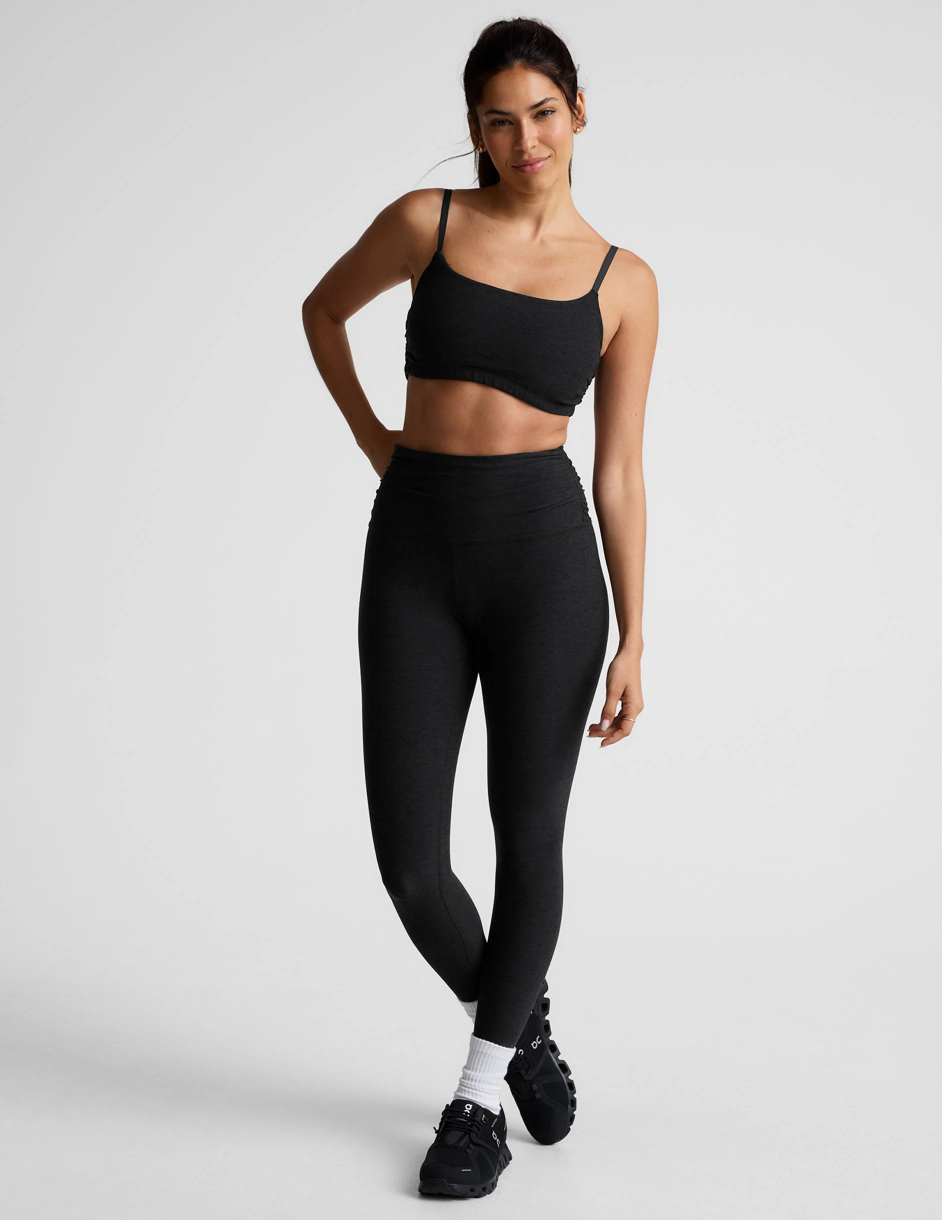 Spacedye Raise The Barre Shirred Bra