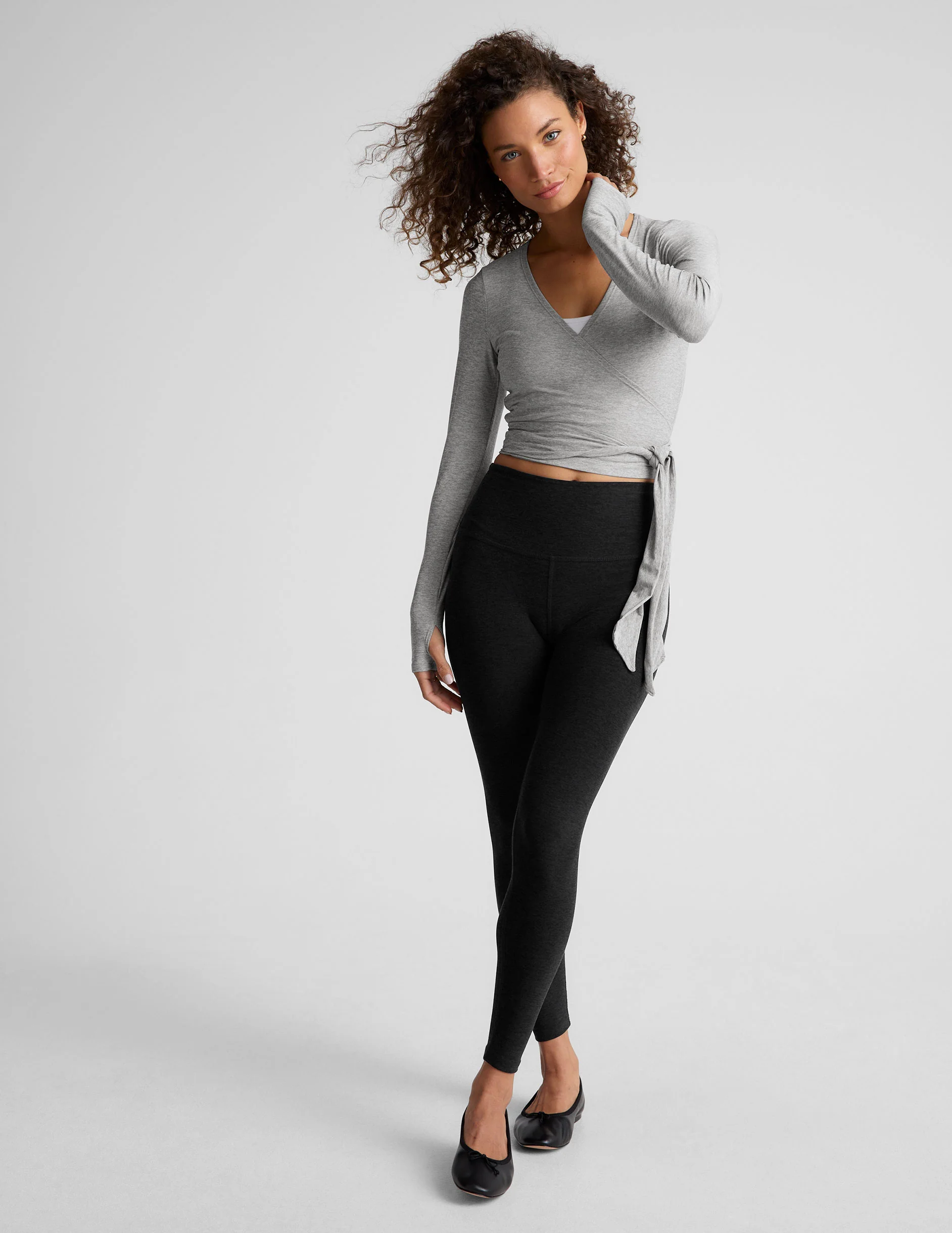 Featherweight Waist No Time Wrap Top