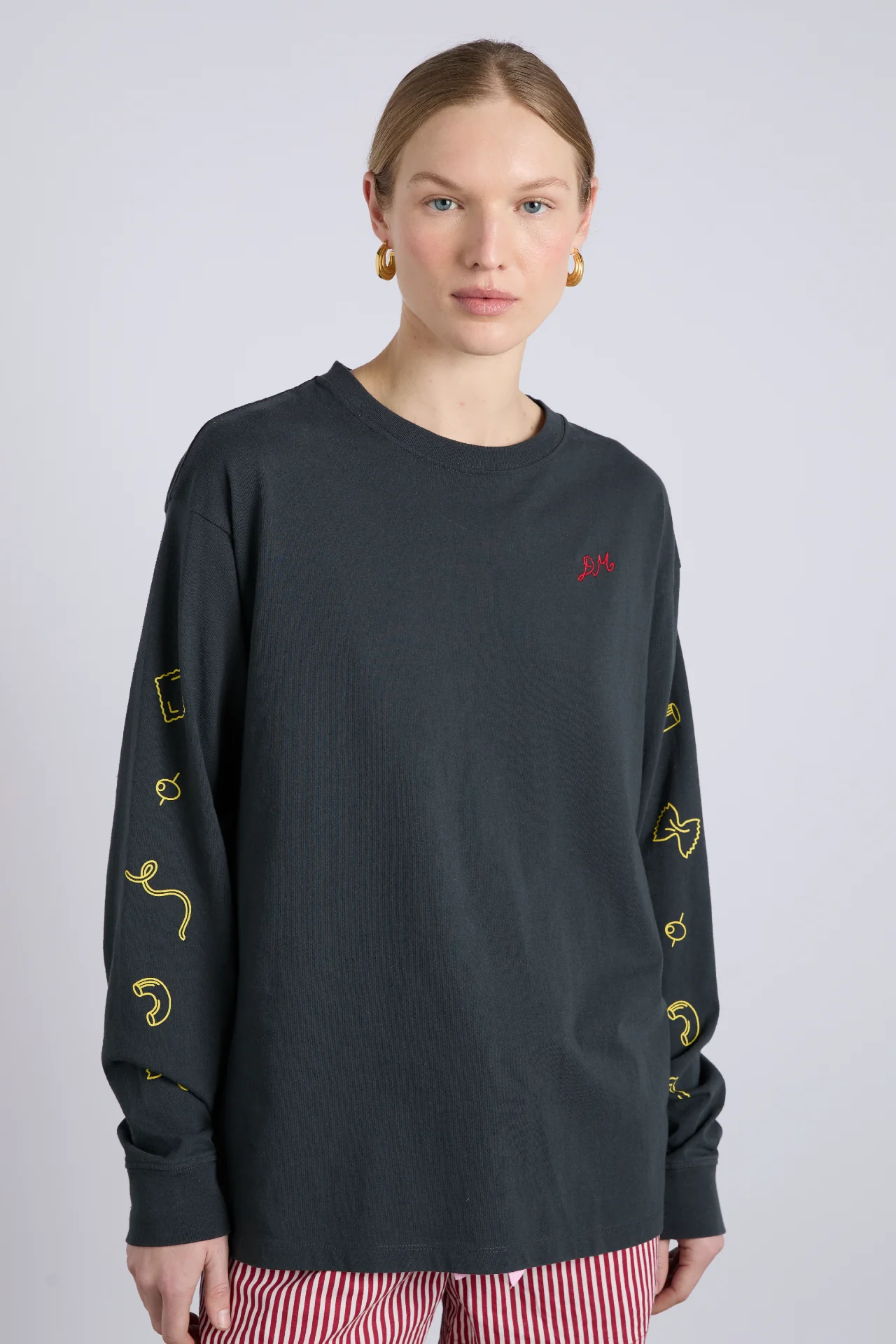 pizza party ls washed tee