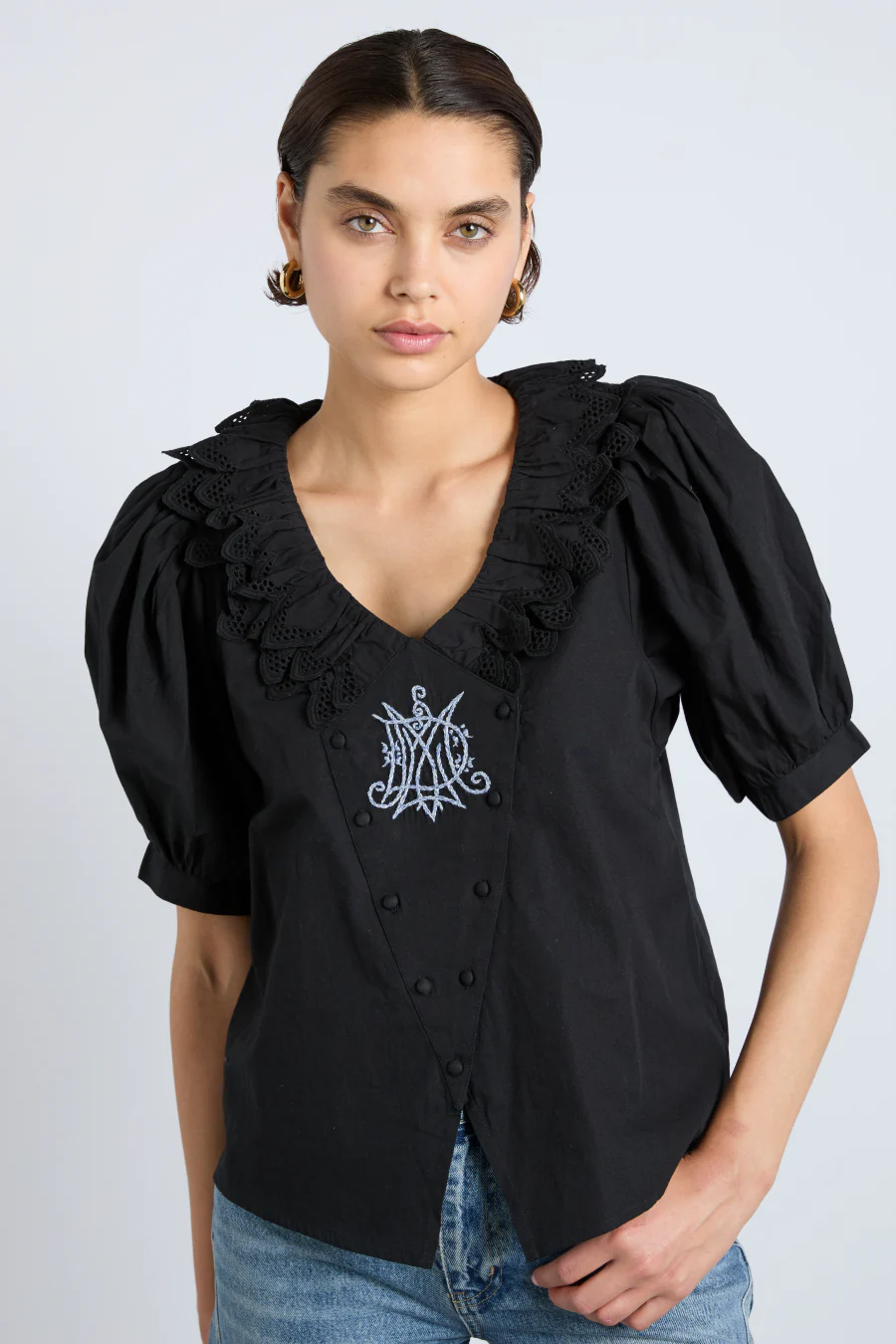 lottie blouse - black