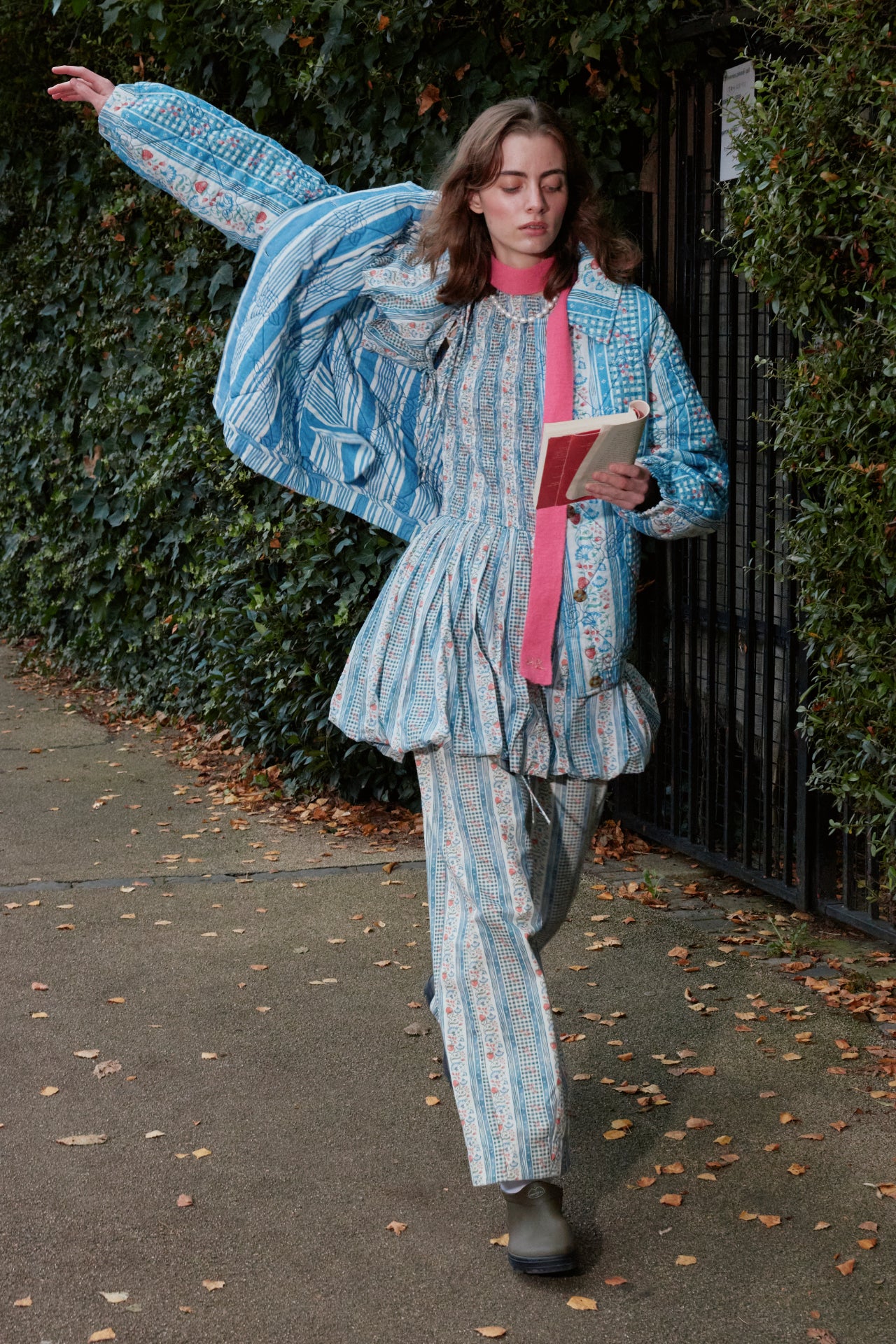 becca bubble mini dress - wallpaper floral