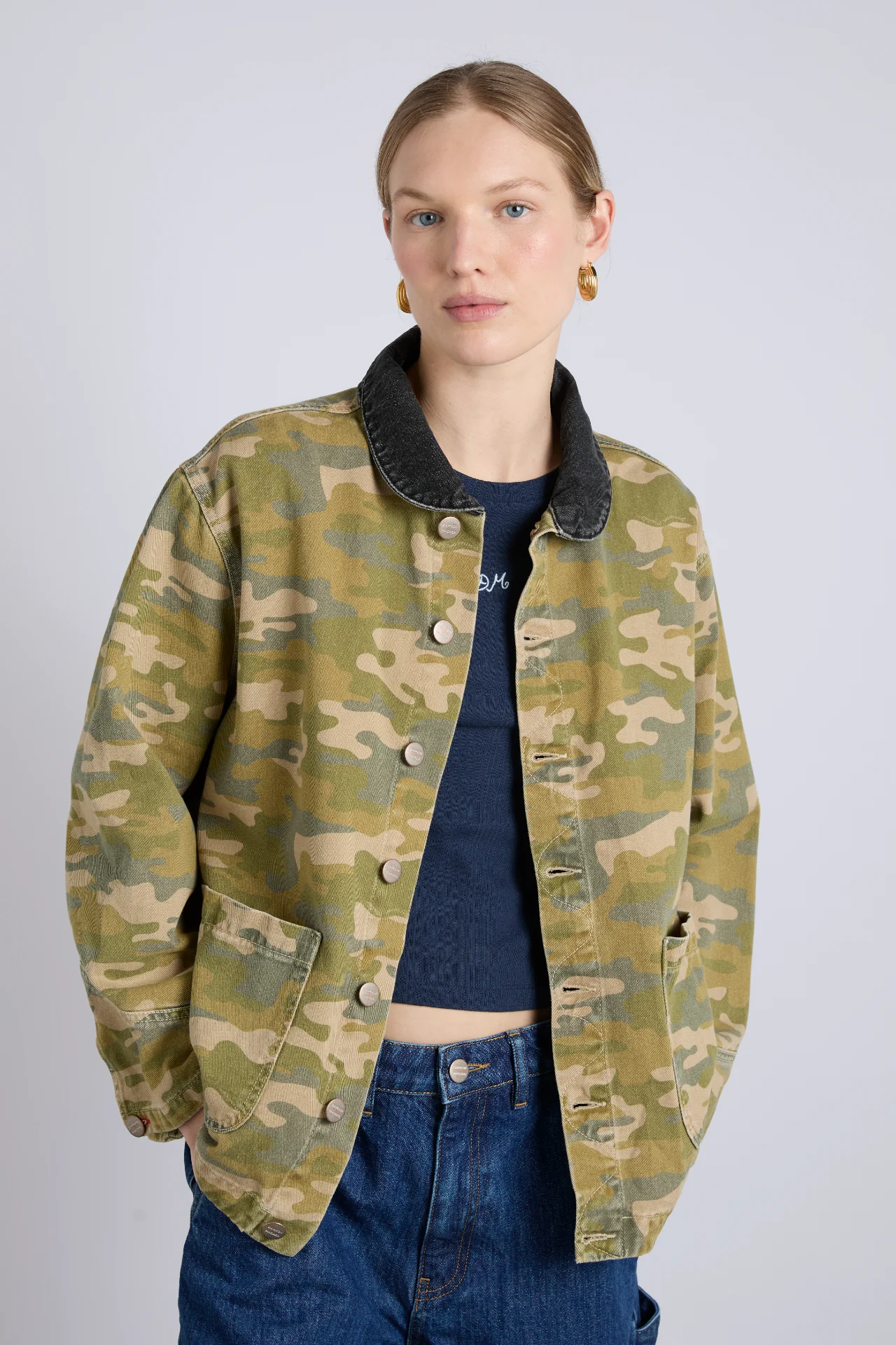 francis jacket - green camo