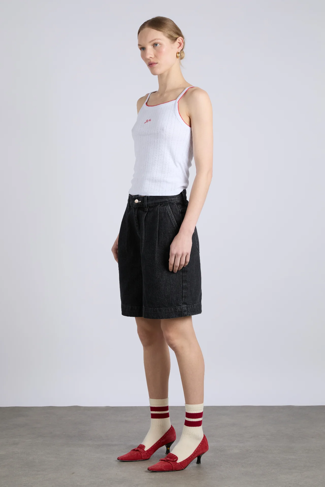 nova jorts - washed black