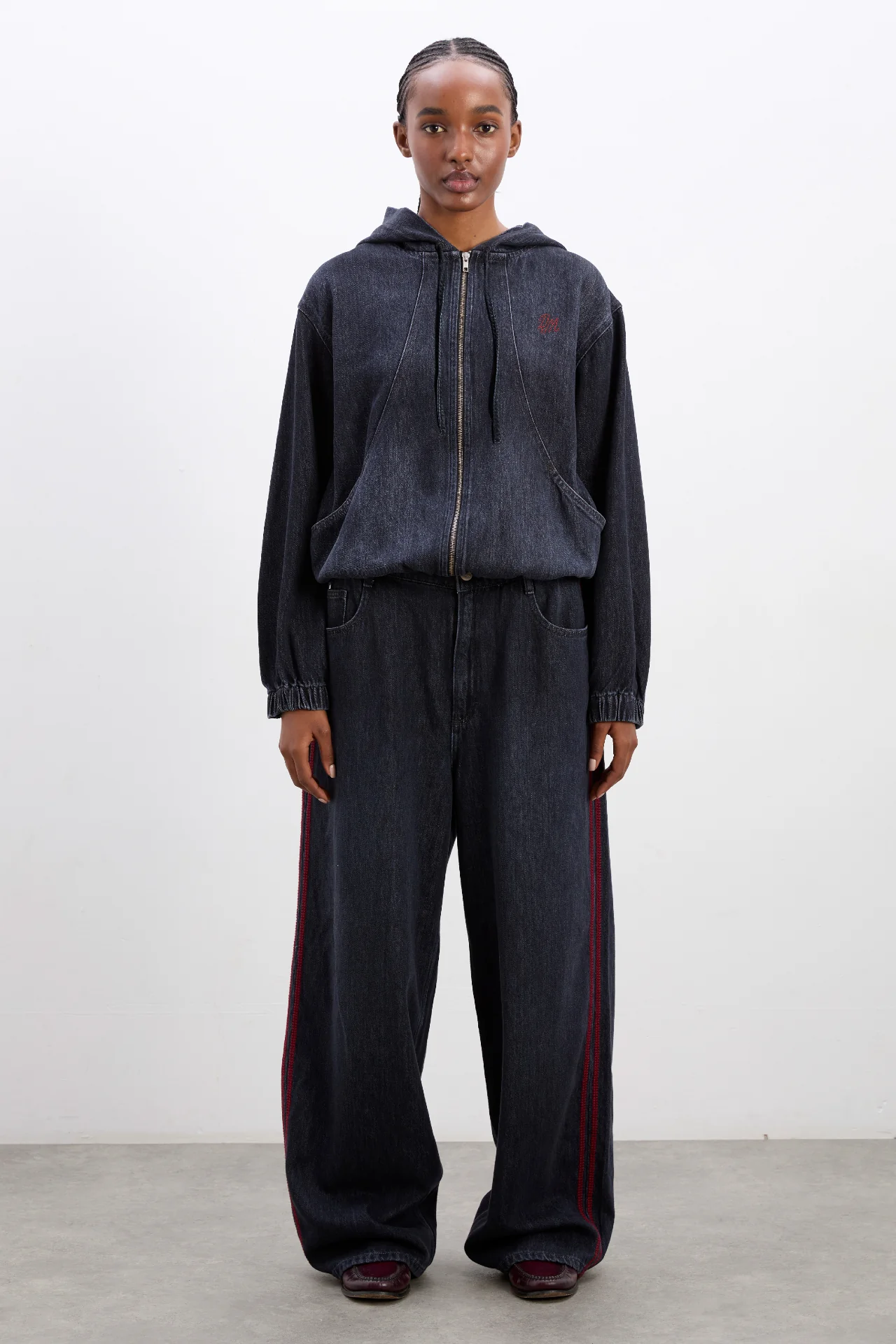 pre-order orson denim hoodie - eclipse wash