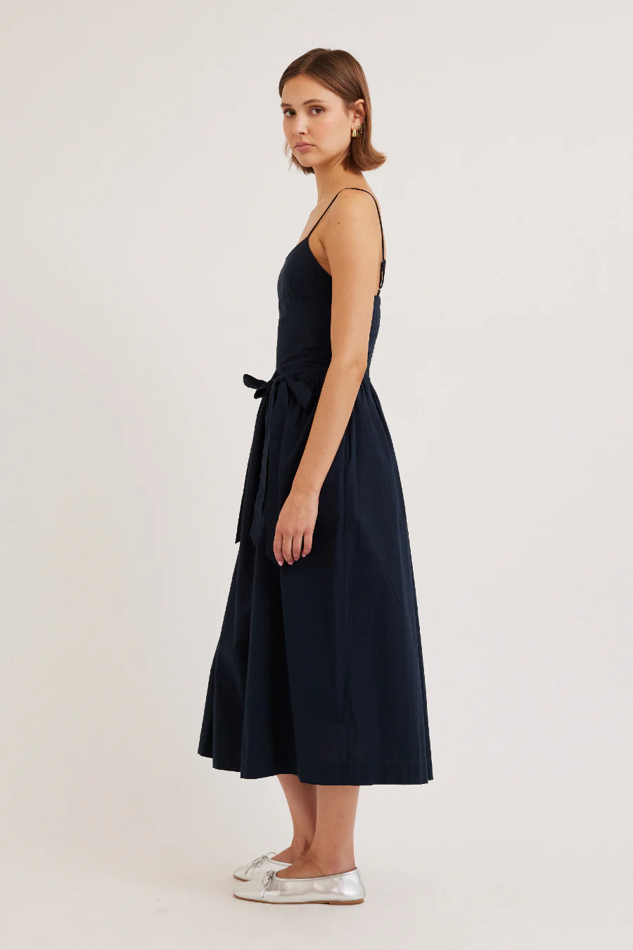 penelope apron dress - navy