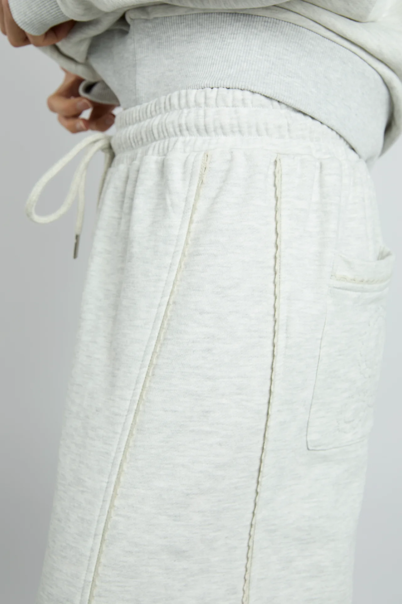 felix jogger - ice grey marl