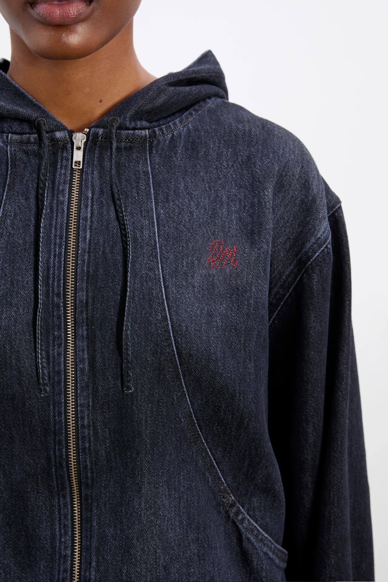 pre-order orson denim hoodie - eclipse wash
