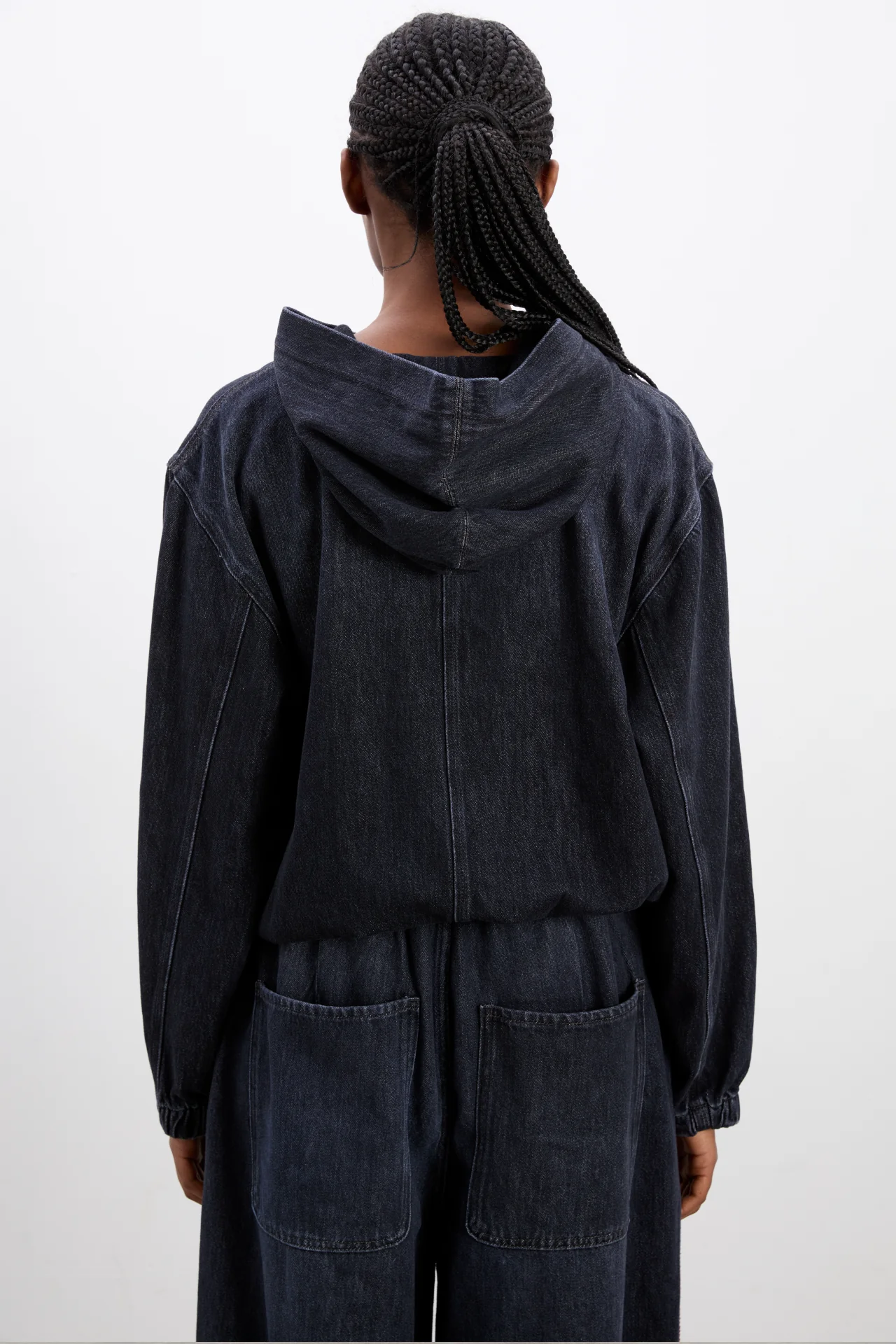 pre-order orson denim hoodie - eclipse wash