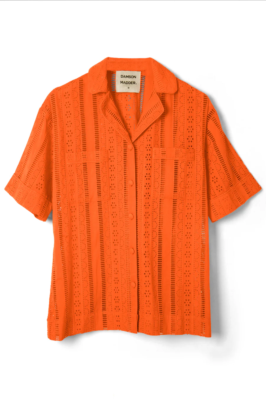 chlo shirt - orange broderie