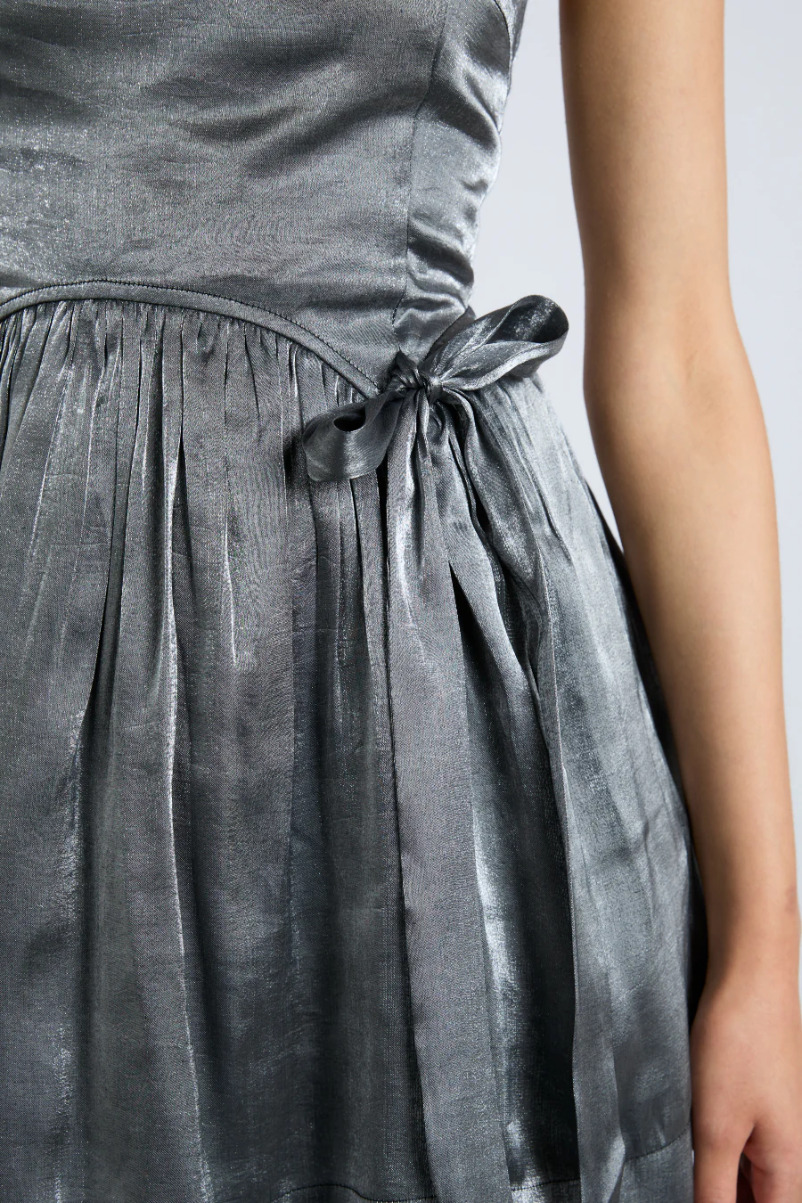 penelope mini dress - glass satin