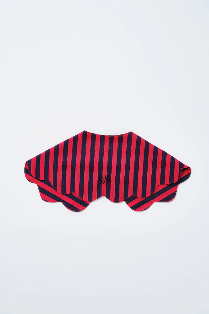 novelty dog collar - red stripe