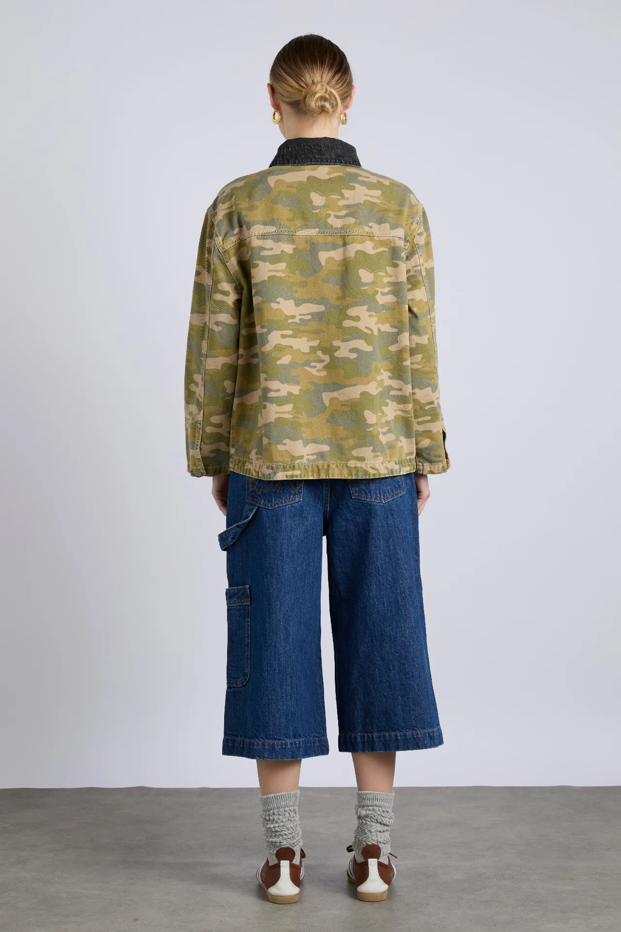 francis jacket - green camo