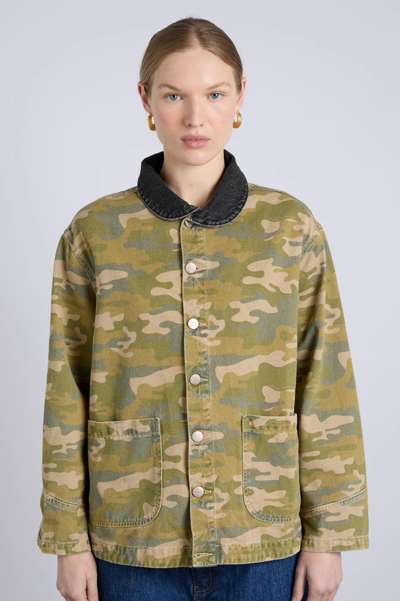 francis jacket - green camo