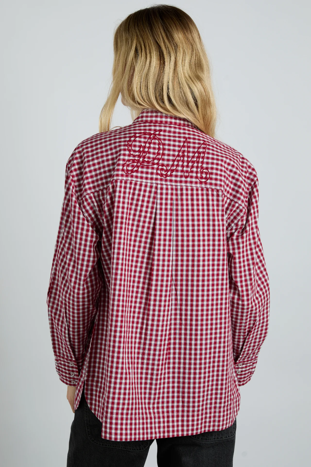 michelle shirt - cherry gingham
