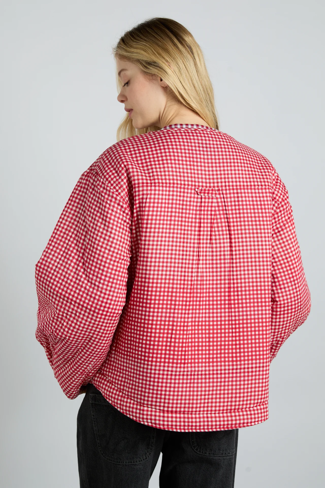 macy jacket - red bandana