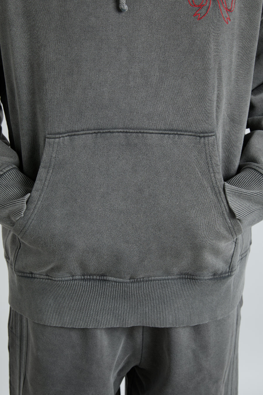 hayley hoodie - grey wash