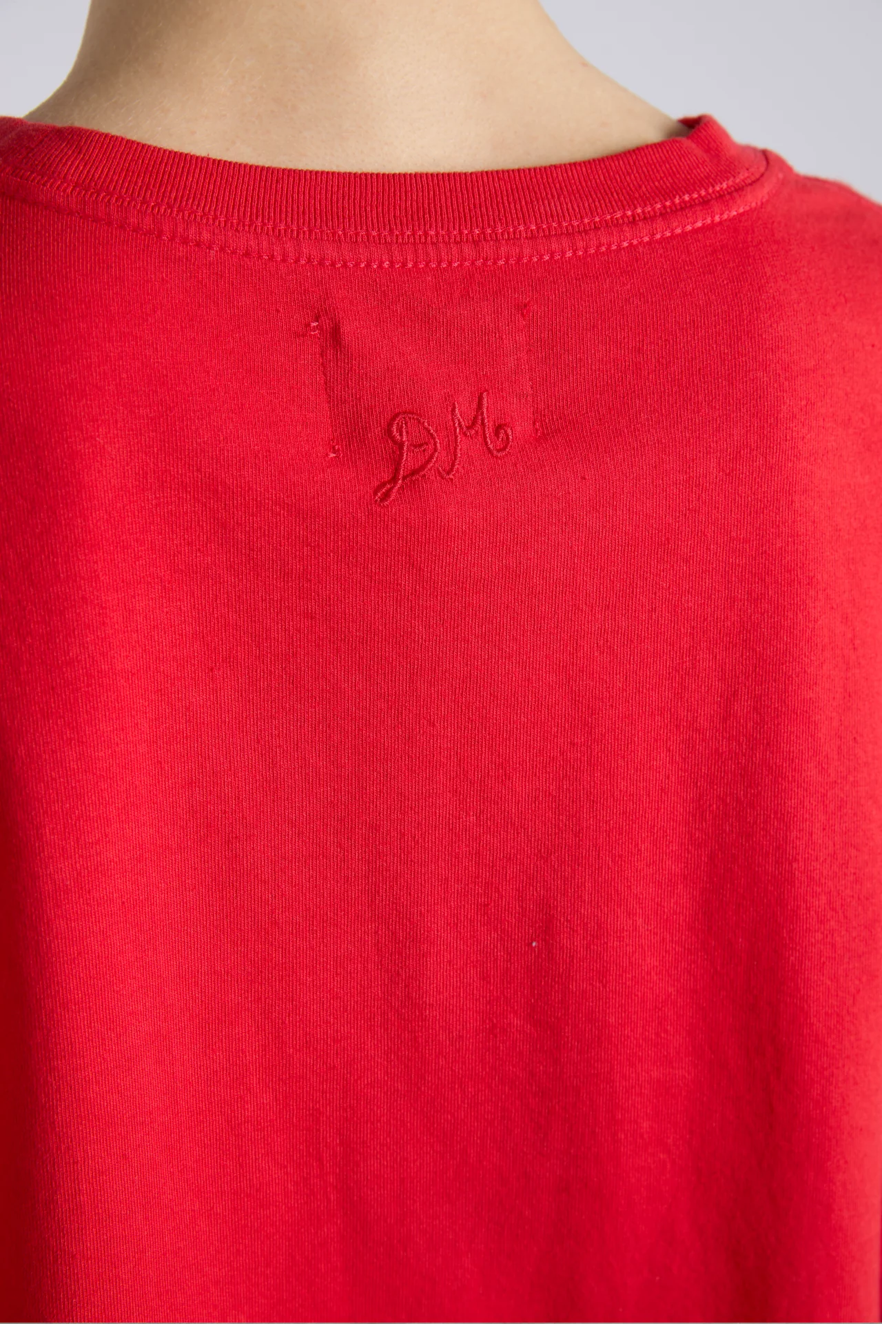 chilli boyfriend tee - washed red