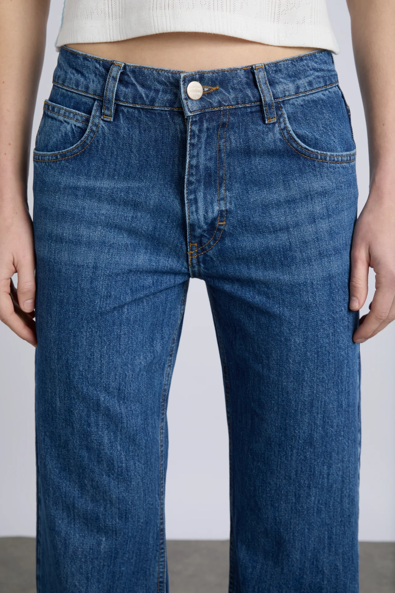 sylvie jeans - mid wash