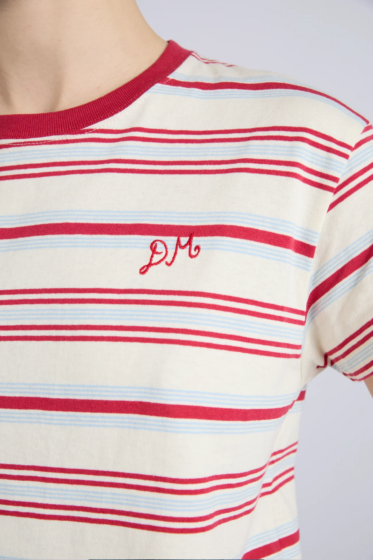 ariel shrunken tee - butter stripe