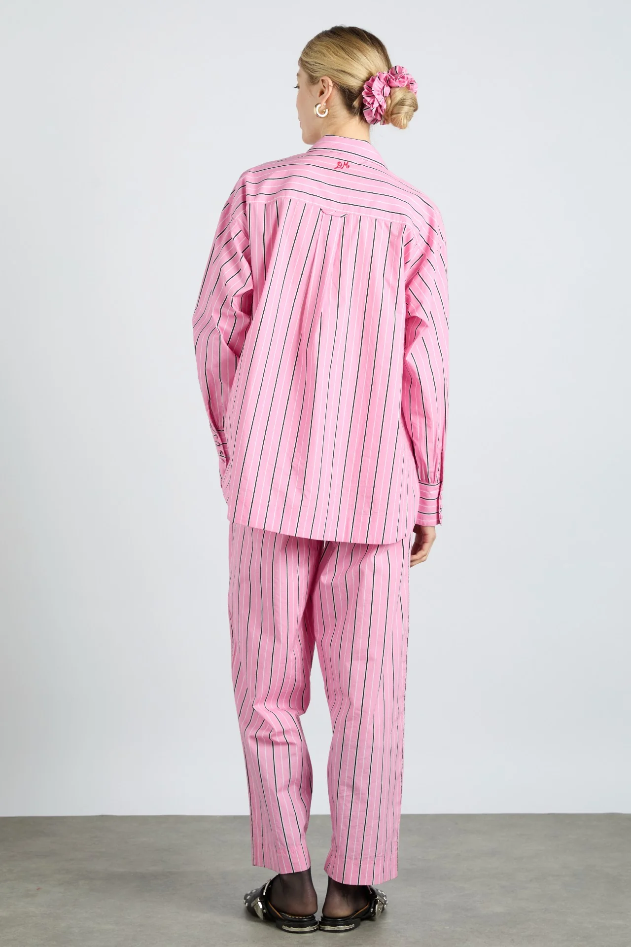 carmy shirt - pink bold stripe