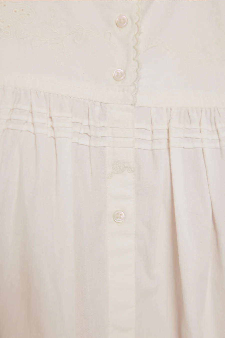 embroidered genevieve mini dress