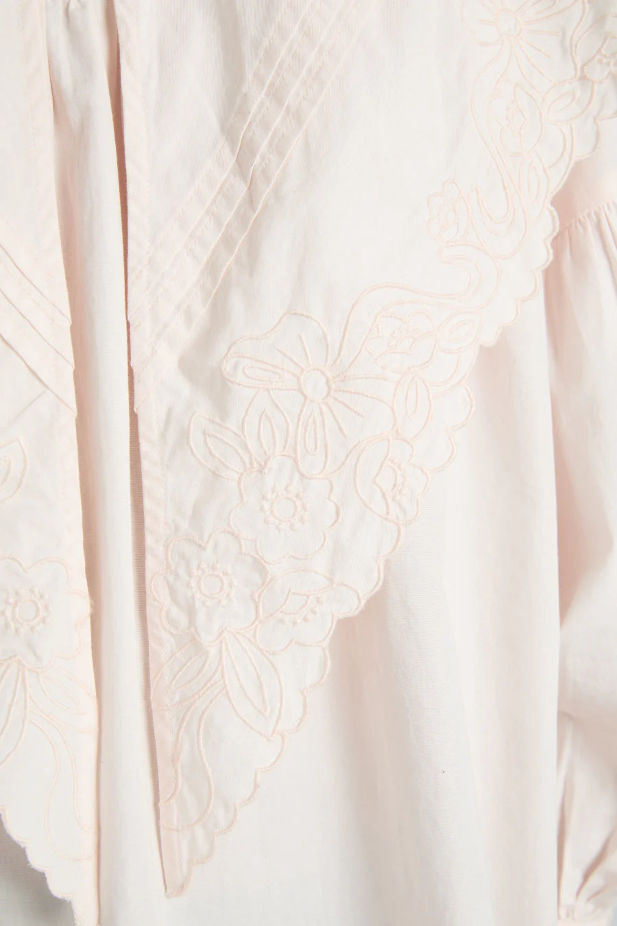 embroidered candy blouse - pink