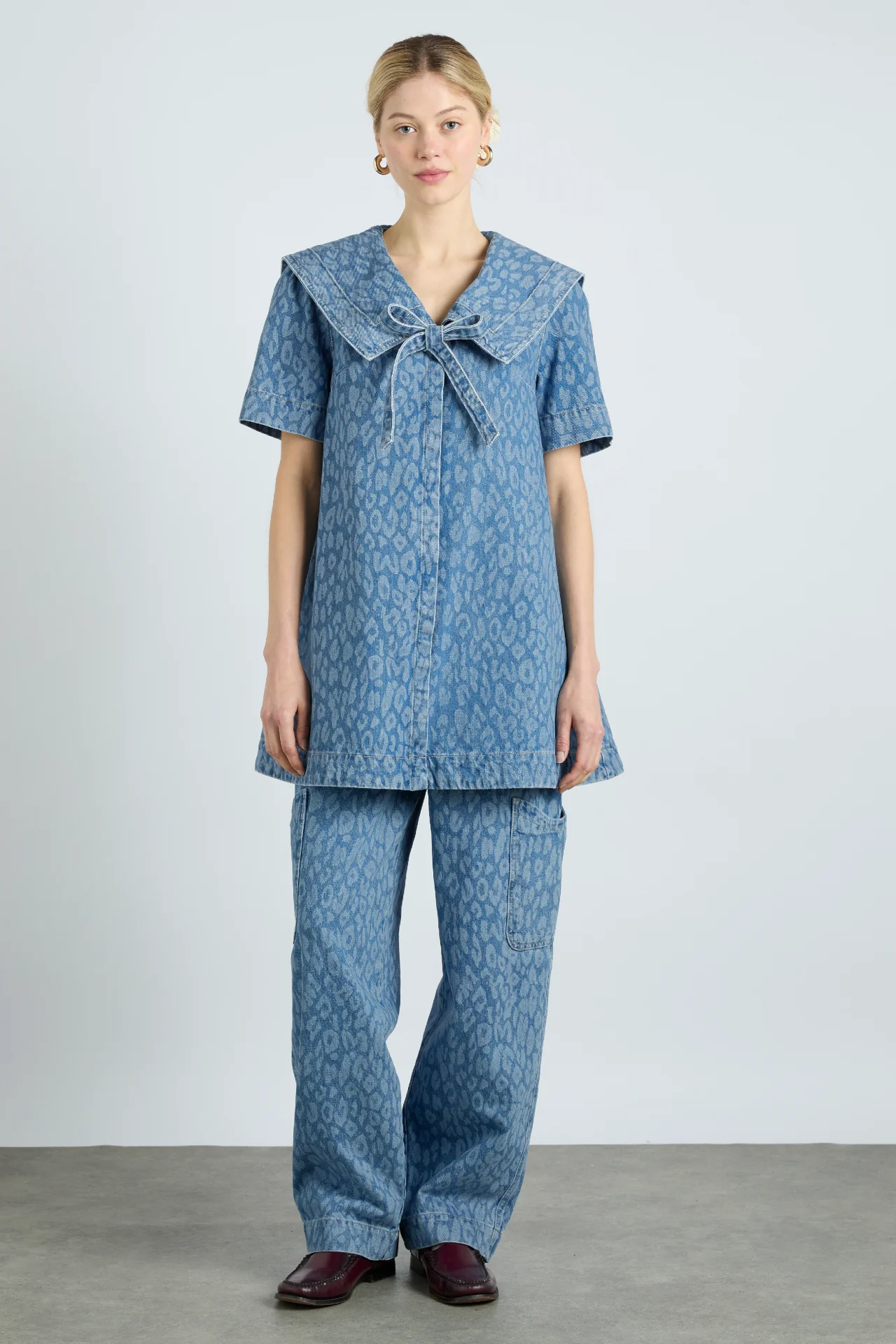 goldie dress - leopard laser