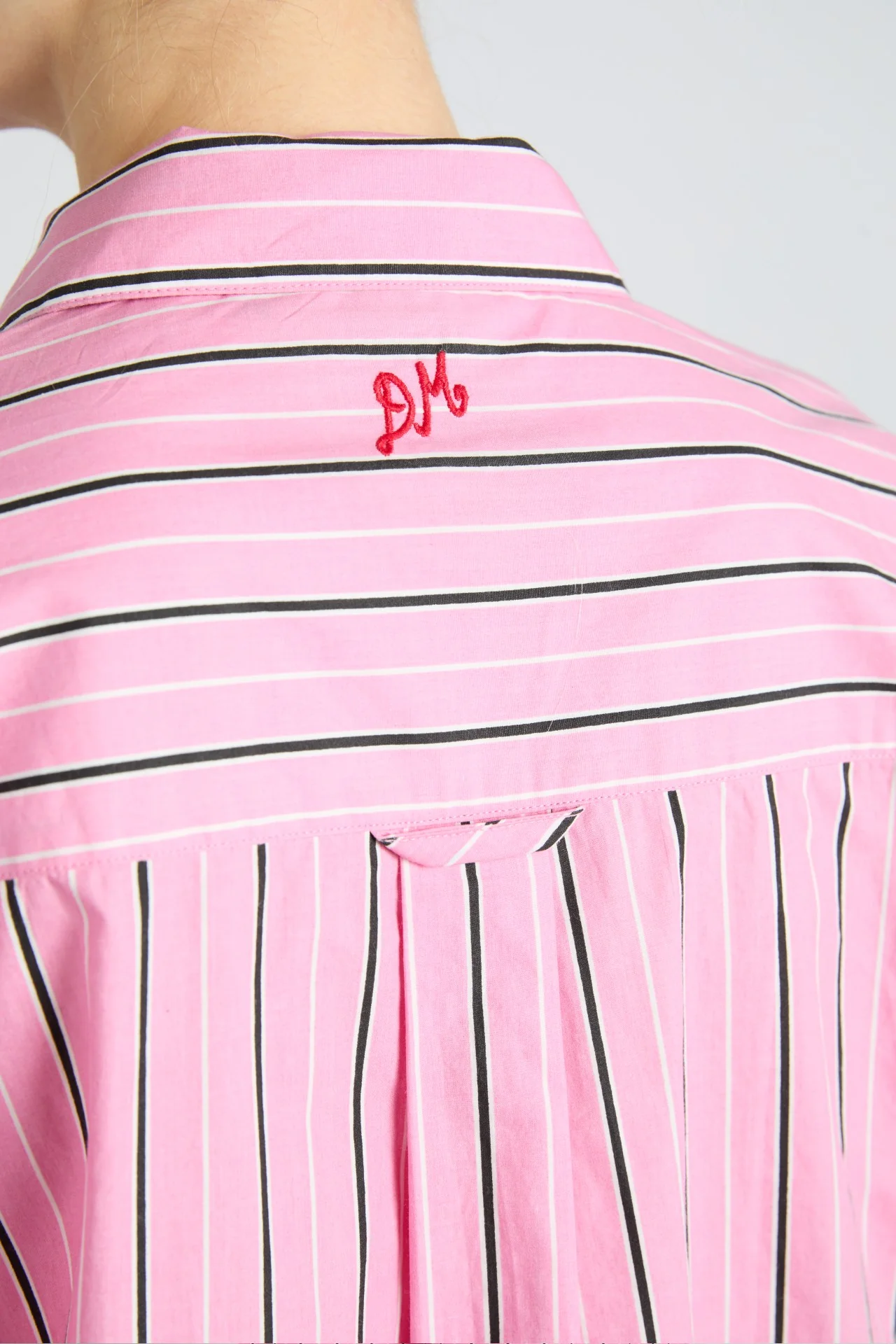 carmy shirt - pink bold stripe