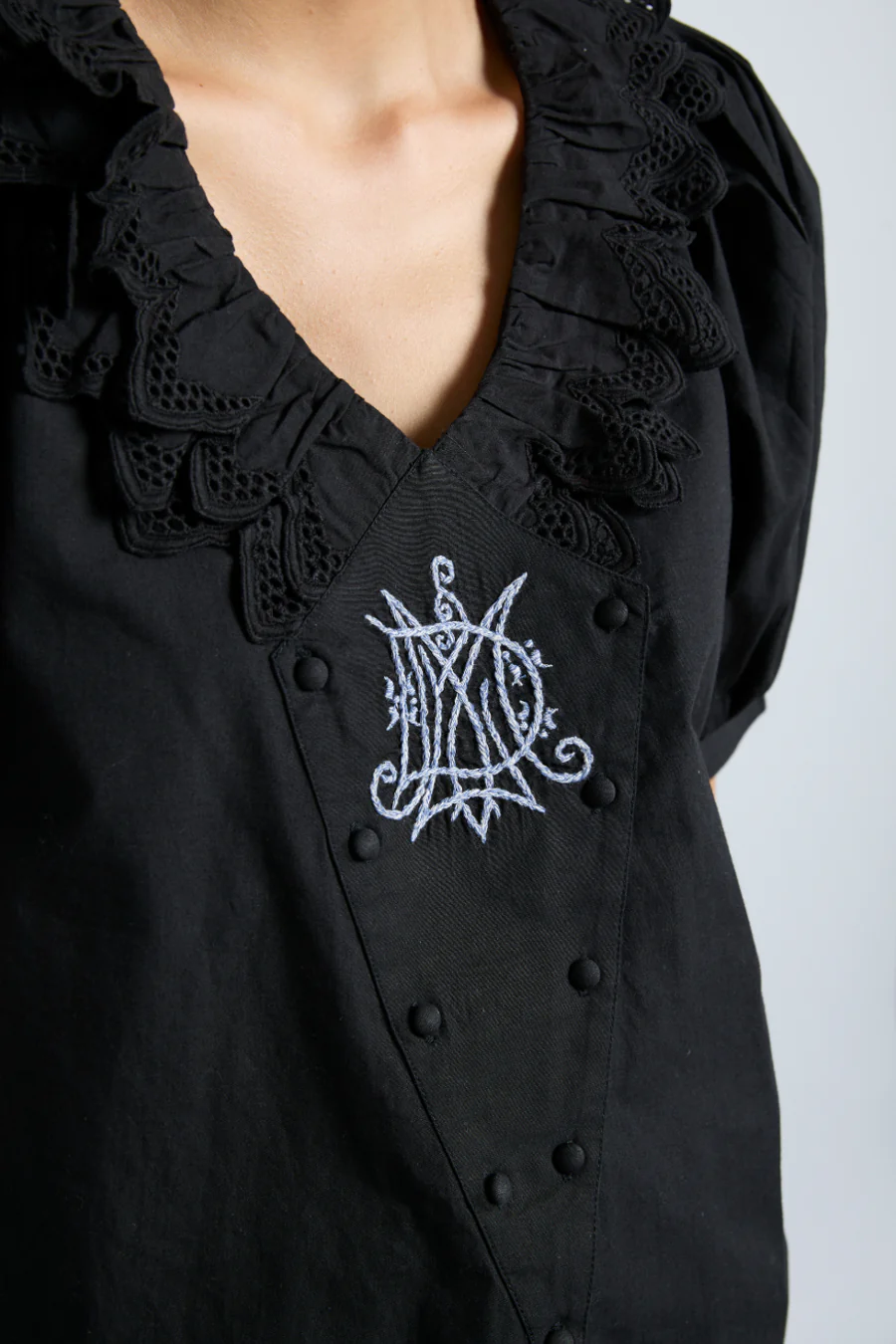 lottie blouse - black