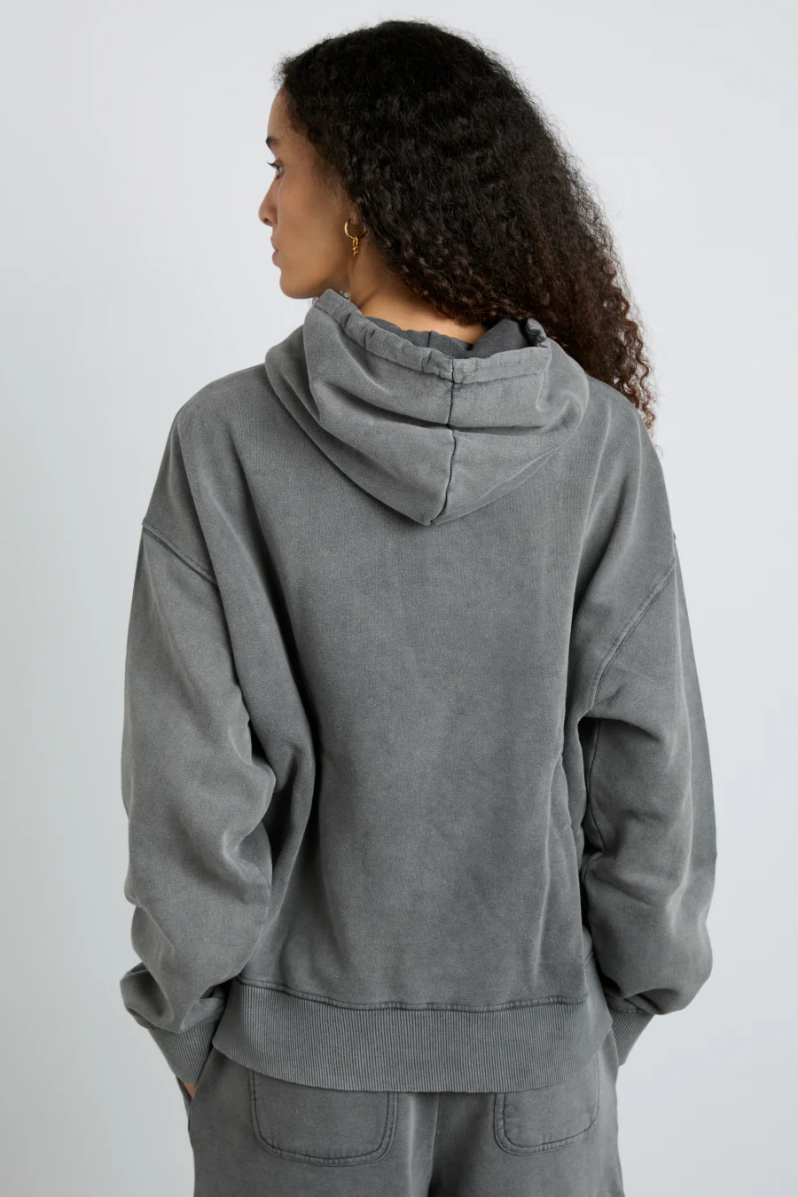 hayley hoodie - grey wash
