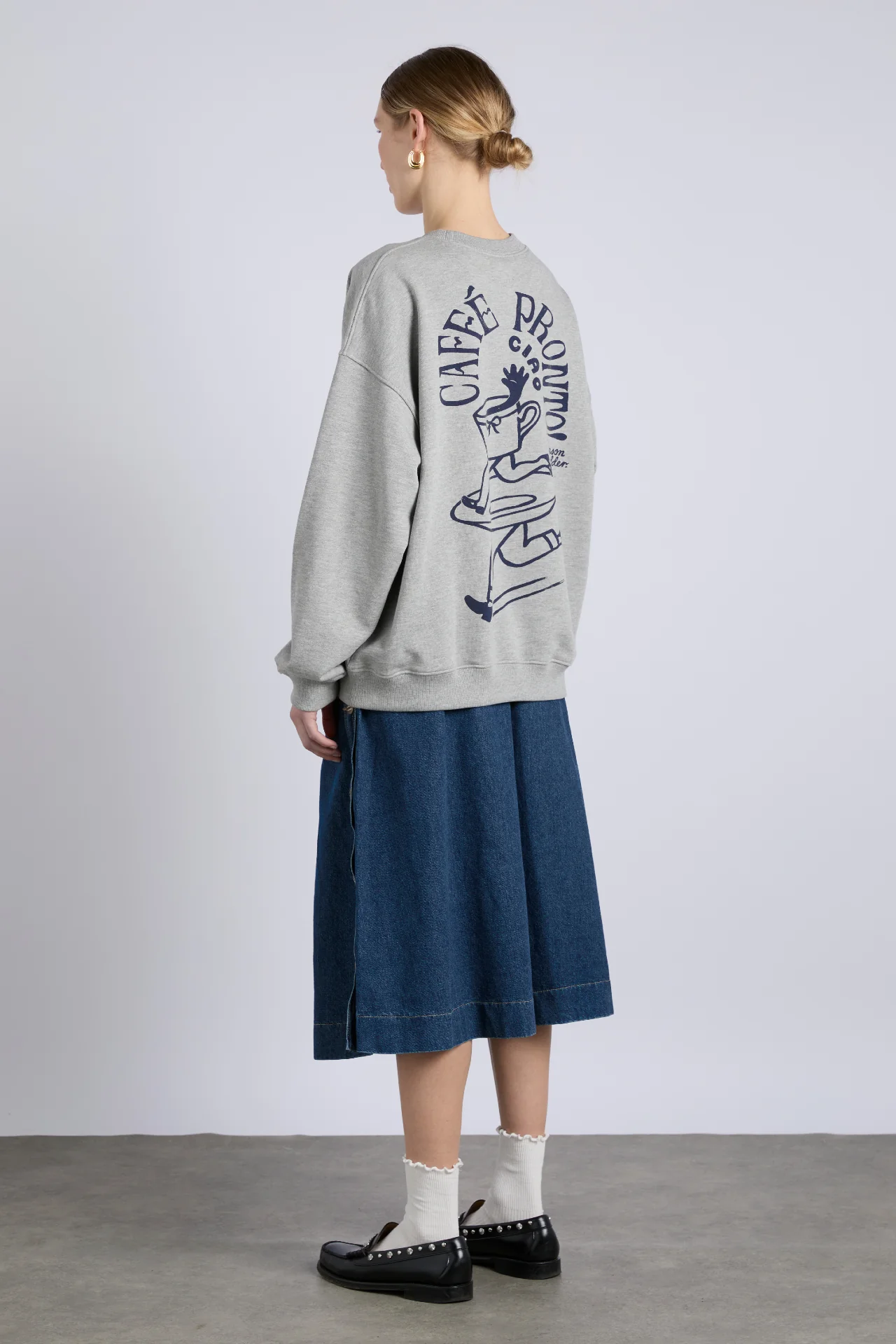 hollis midi skirt - dallas wash