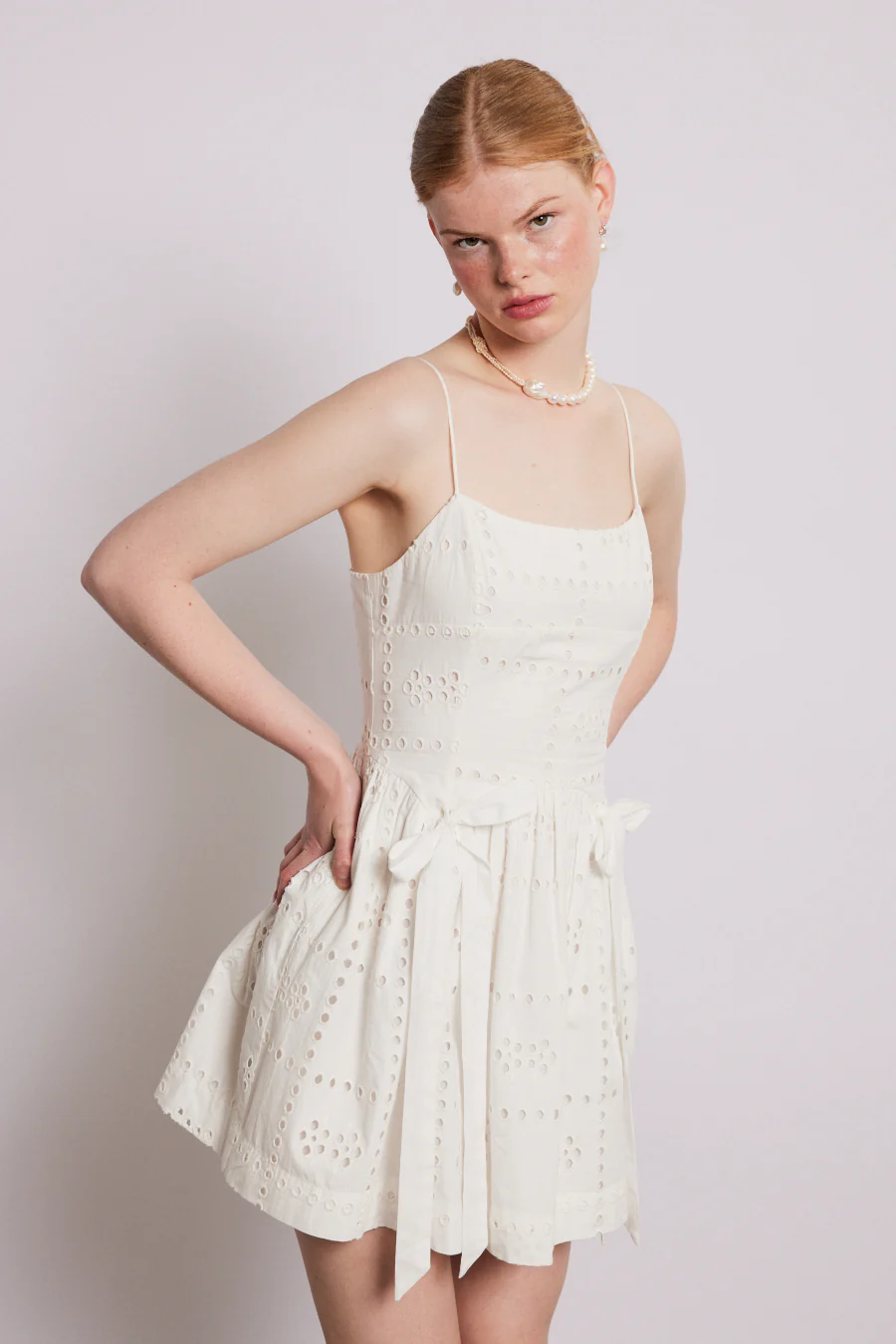 penelope mini - white broderie
