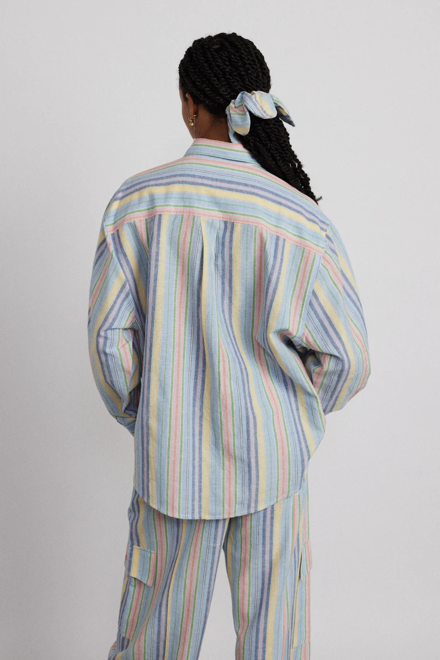 skyla shirt - multi stripe