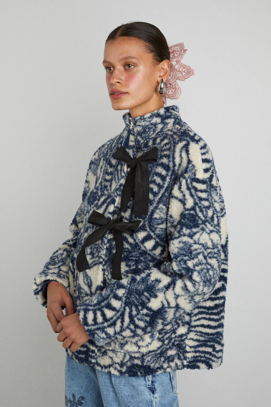 ingrid borg jacket - vase print