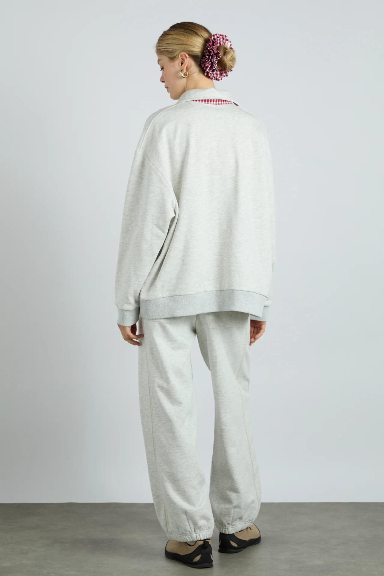 felix jogger - ice grey marl